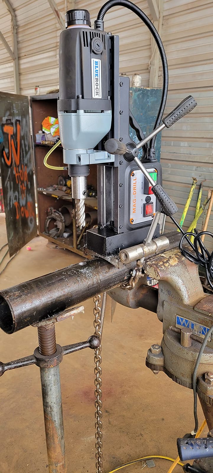 BLACK BLUEROCK Tools Model BRM-35A Typhoon Magnetic Drill Roto-Broach customer photo 1