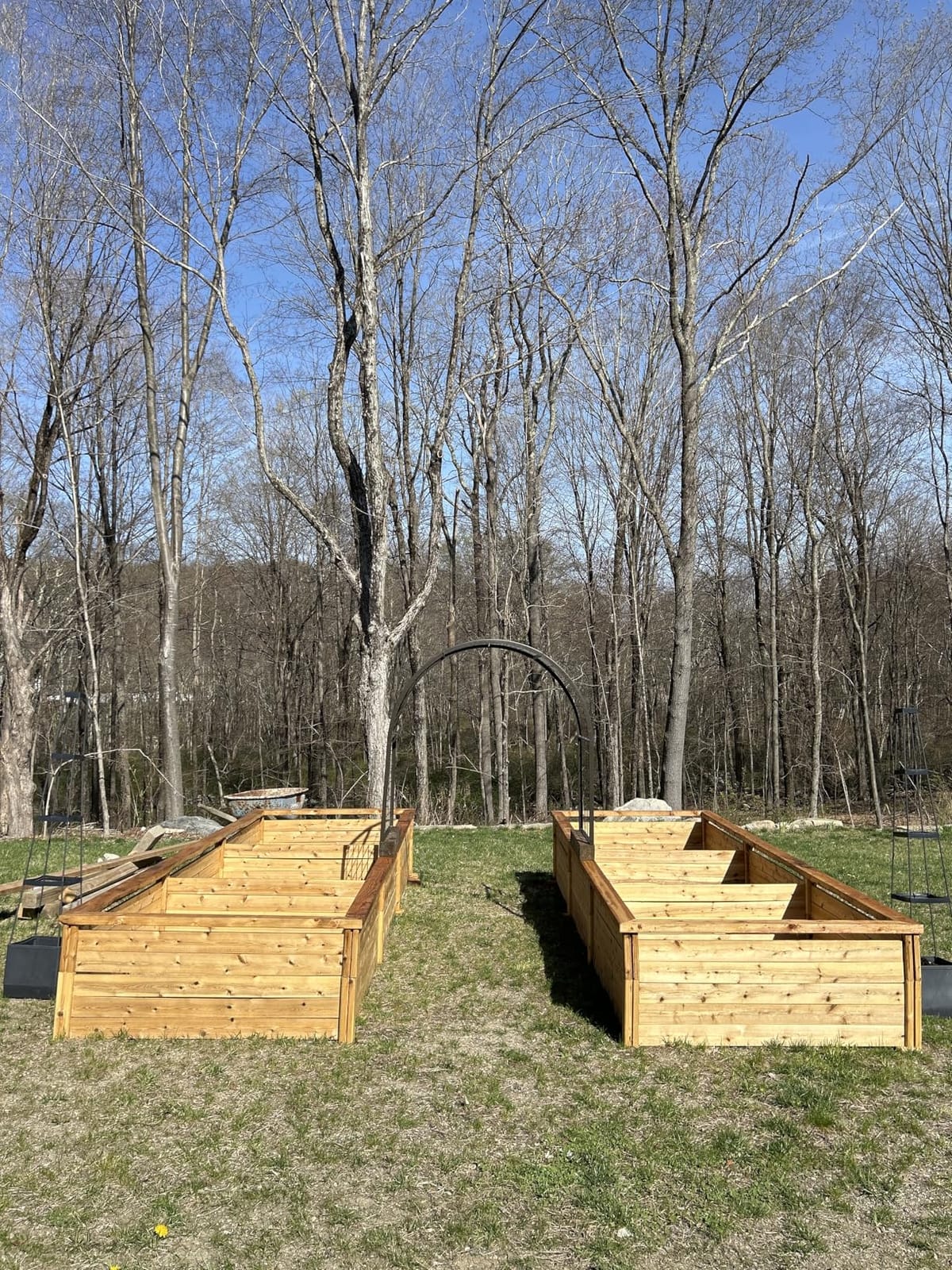 Greenes Fence Premium Cedar Raised Garden Bed, 4' x 8' x 17.5