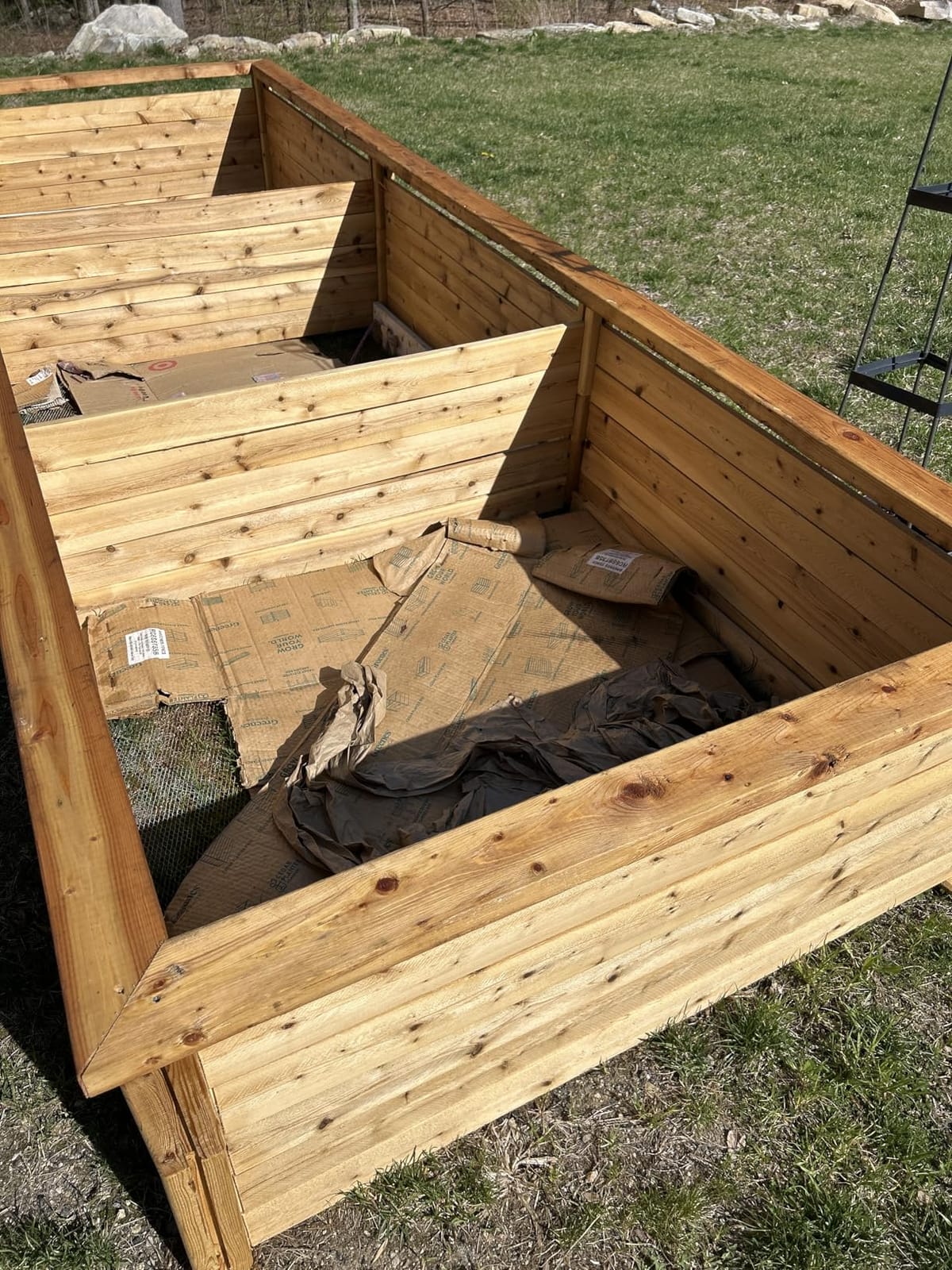 Greenes Fence Premium Cedar Raised Garden Bed, 4' x 8' x 17.5