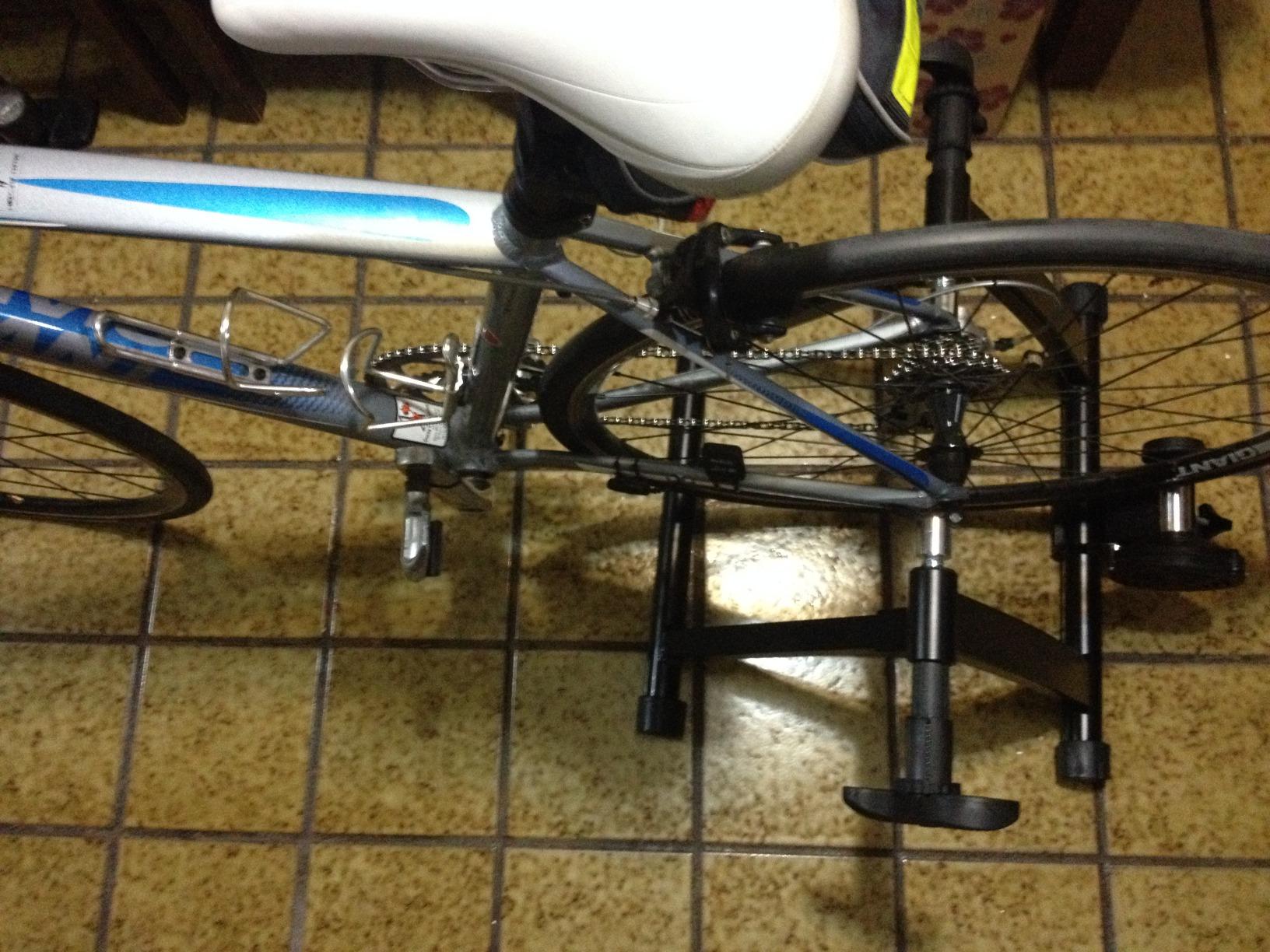 Topeakmart Adjustable Magnetic Bike Trainer Stand for Indoor Riding 26-28in customer photo 1