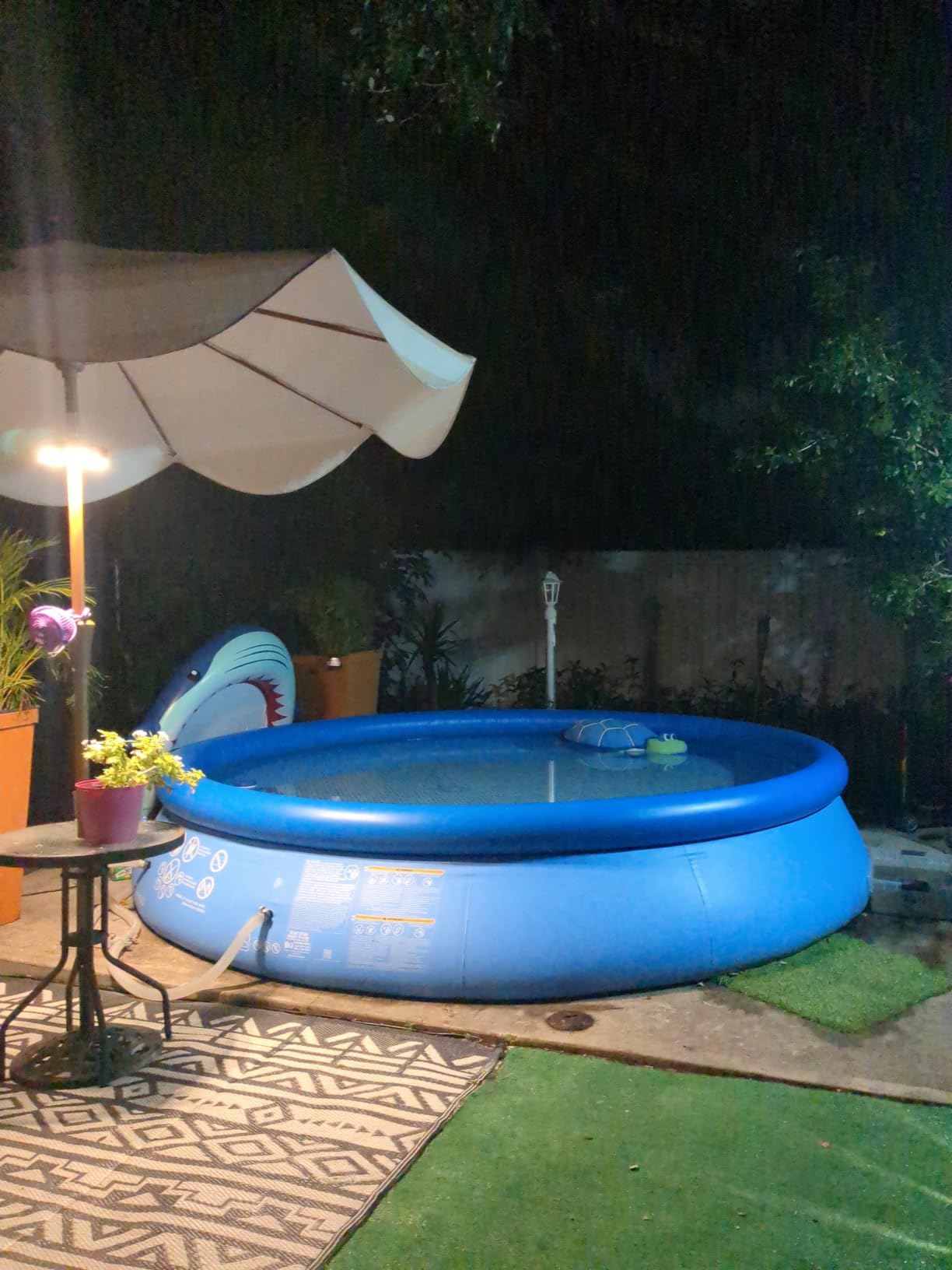 INTEX Easy Set 10 ft x 30in Above Ground Pool Set, Round Inflatable Swimming Pool with 330 GPH Cartridge Filter Pump and Type H Cartridge customer photo 2