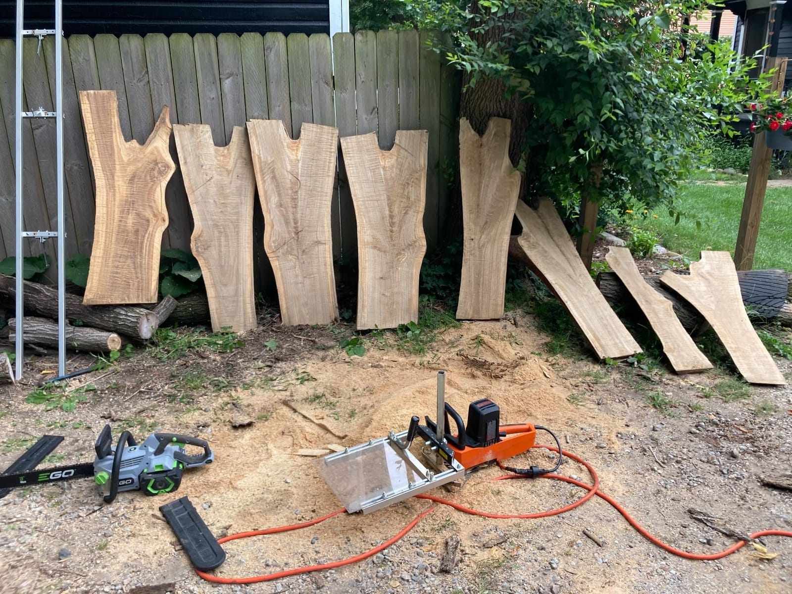 BLACK+DECKER Electric Chainsaw Corded, 18-Inch, 15-Amp Lightweight Chain Saw with Automatic Oiler (CS1518) customer photo 1