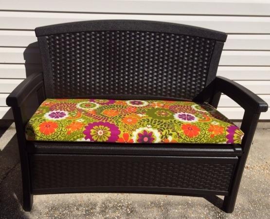 Suncast Outdoor Wicker Love Seat with 23-Gallon Storage, Comfortable Seating for Two, Ergonomic Back Support, All-Weather Furniture for Patio, Deck, and Garden, Java, Made in the USA customer photo 2