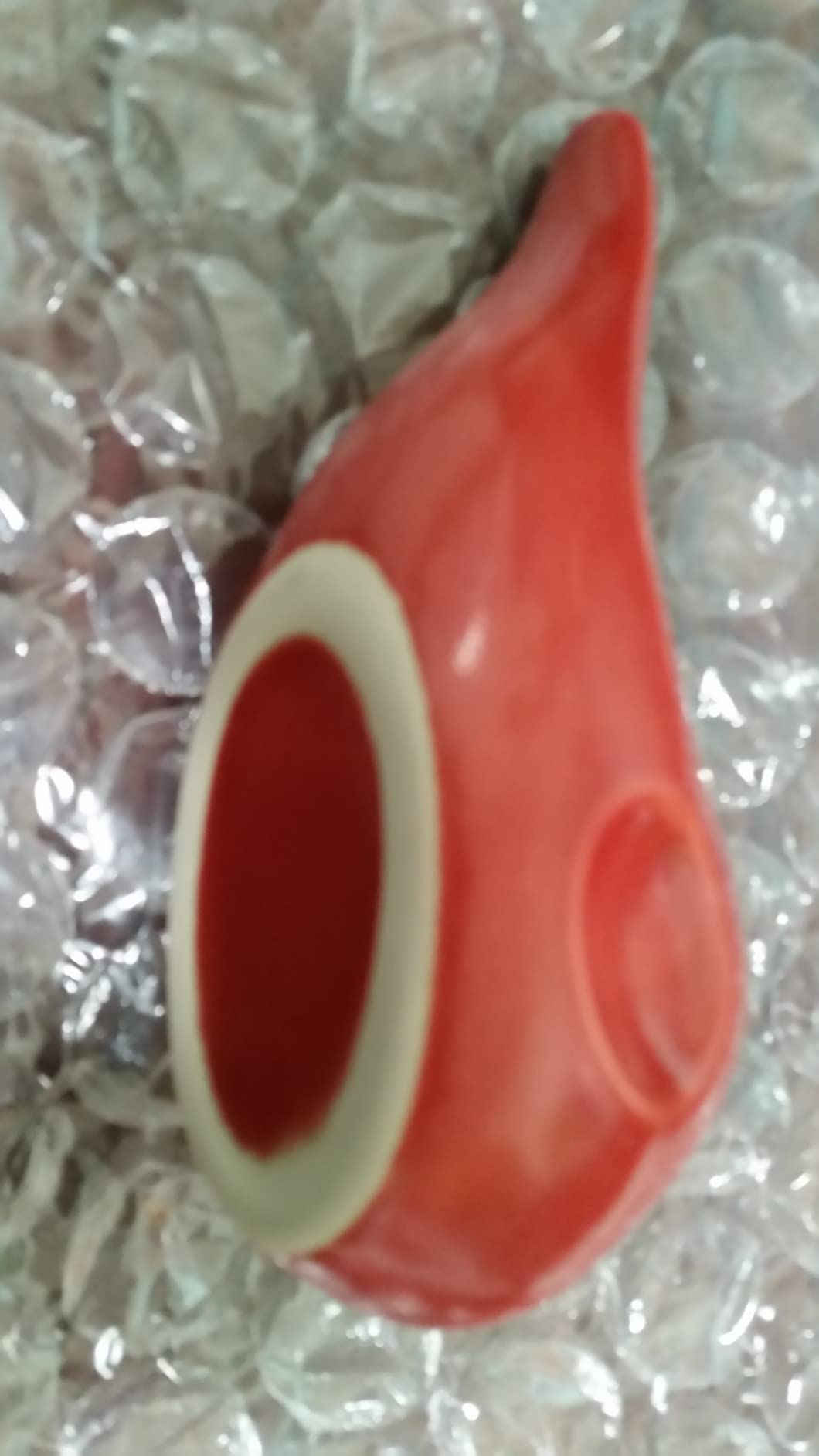 Best Rated Ceramic Neti Pot - Ergonomic Design and Hand-Made, Seafoam Green customer photo 2
