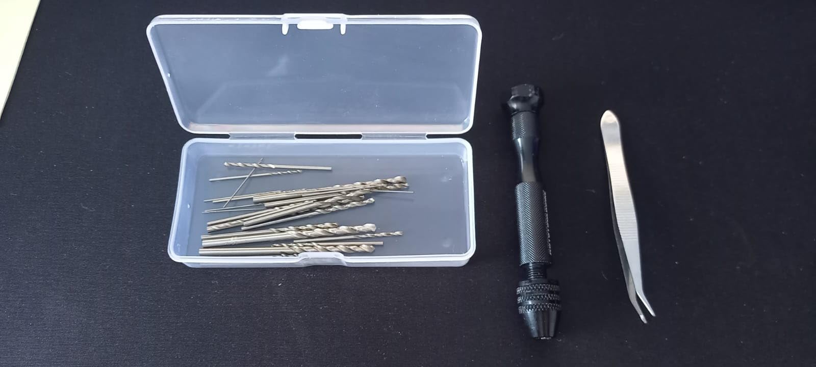 Precision Pin Vise Hand Drill Manual w/Micro Twist Drill Bits Set 0.5-3.0mm customer photo 1