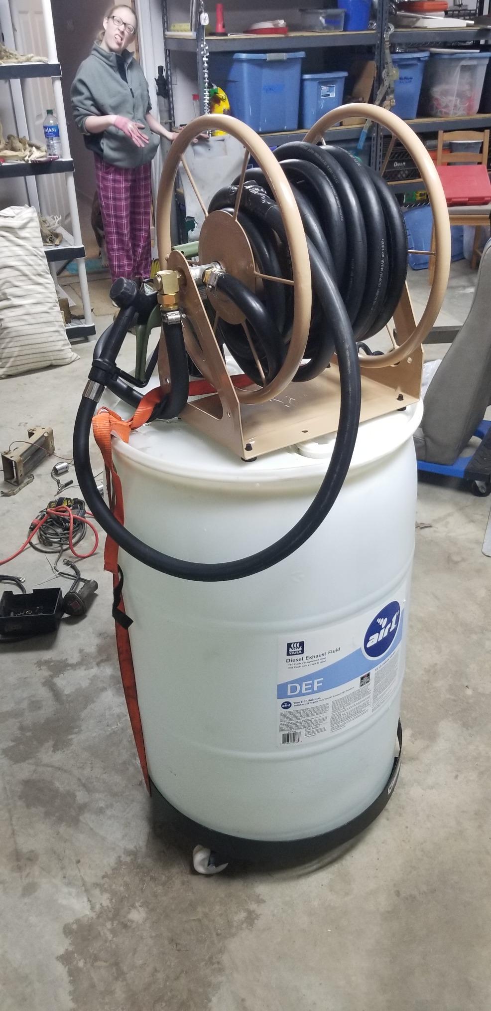 TERA PUMP Electric Transfer Drum Pump with Adjustable Suction Tube | 7 GPM, For 55 Gallon Drums up to 275 Gallon IBC Totes customer photo 1
