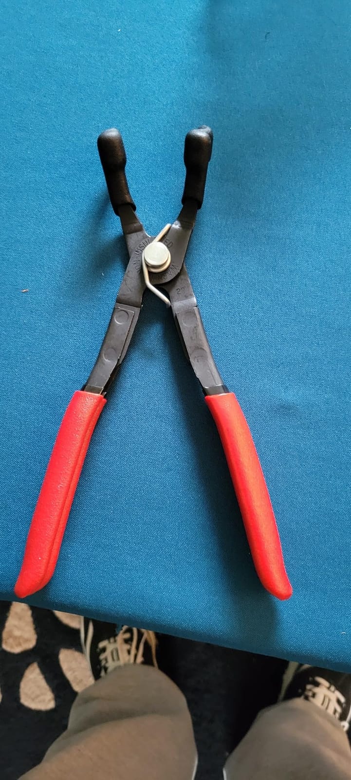 MAG-MATE PLS100 Spark Plug Boot Pliers, Versatile Tool, Durable Pliers, Prevents Wire Damage, Electrical Shock, and Burns, 45-degree Jaw Angle, Secure Grip, 9 ¾ Inches Plier Length customer photo 1