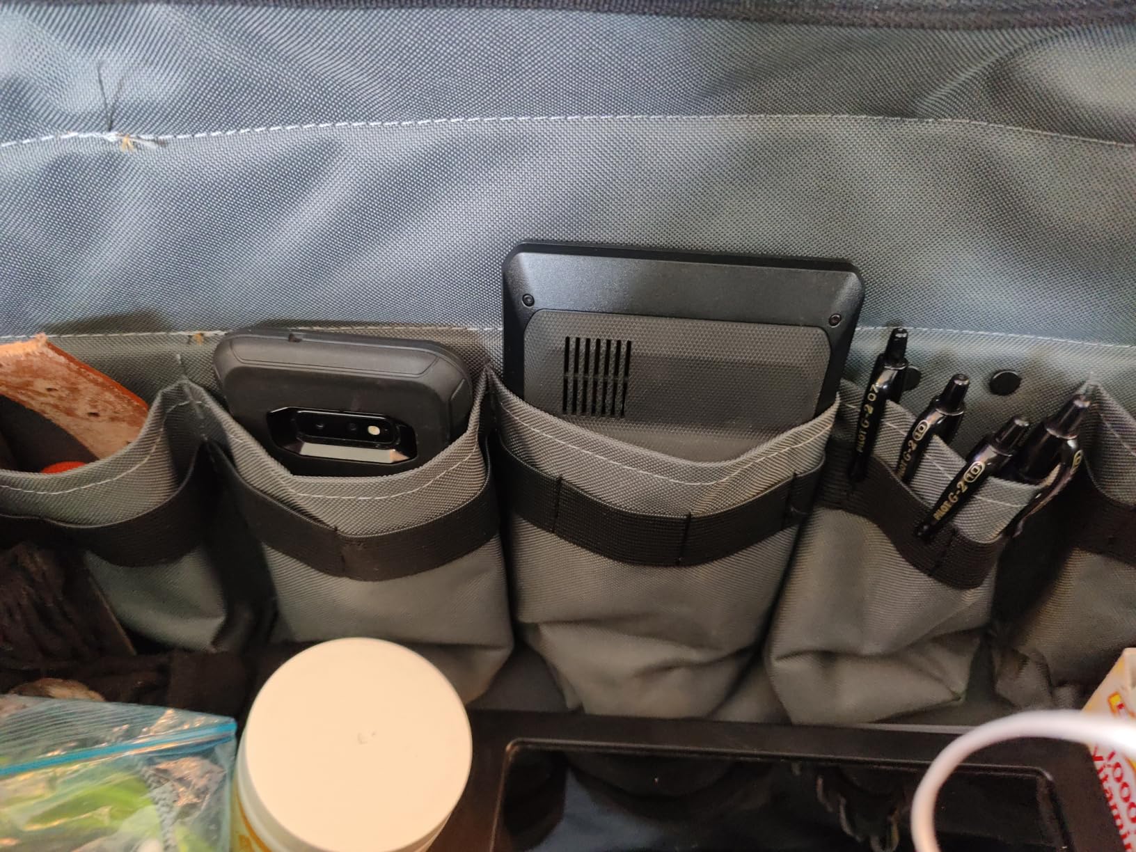 ToughBuilt - Massive Mouth Tool Bag, Heavy-Duty Fabric Wide-Mouth Bag with Rigid Frame, Waterproof Hard Base & Reinforced Handles customer photo 2
