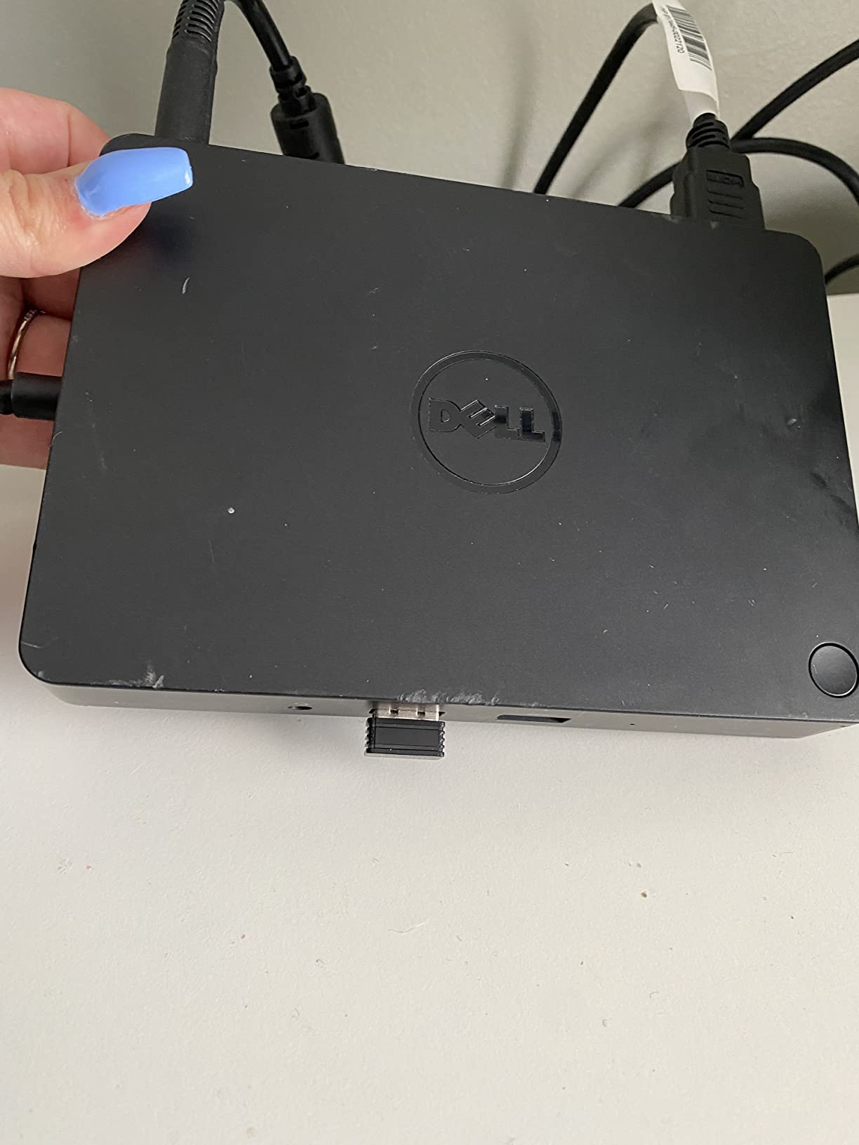Dell WD15 Monitor Dock 4K with 180W Adapter, USB-C, (450-AEUO, 7FJ4J, 4W2HW),Black,Dual Display customer photo 1