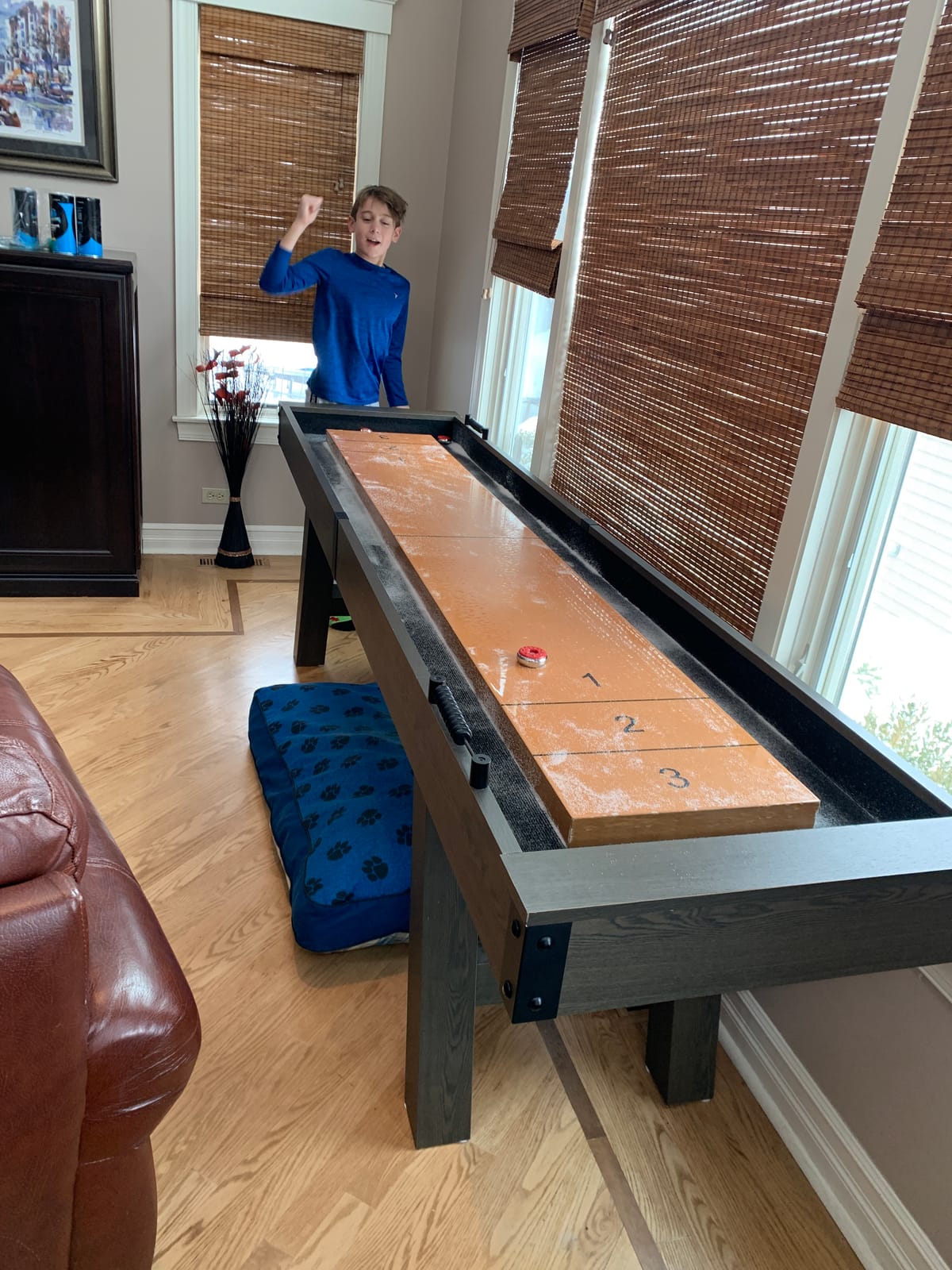 Sun-Glo Shuffleboard Maintenance Bundle: Speed 6 Medium Speed Powder Wax (16 oz) & Pro Series Silicone Spray (12 oz) – Complete Care Kit for Small Tables (9-12 Ft) & Beginners customer photo 2