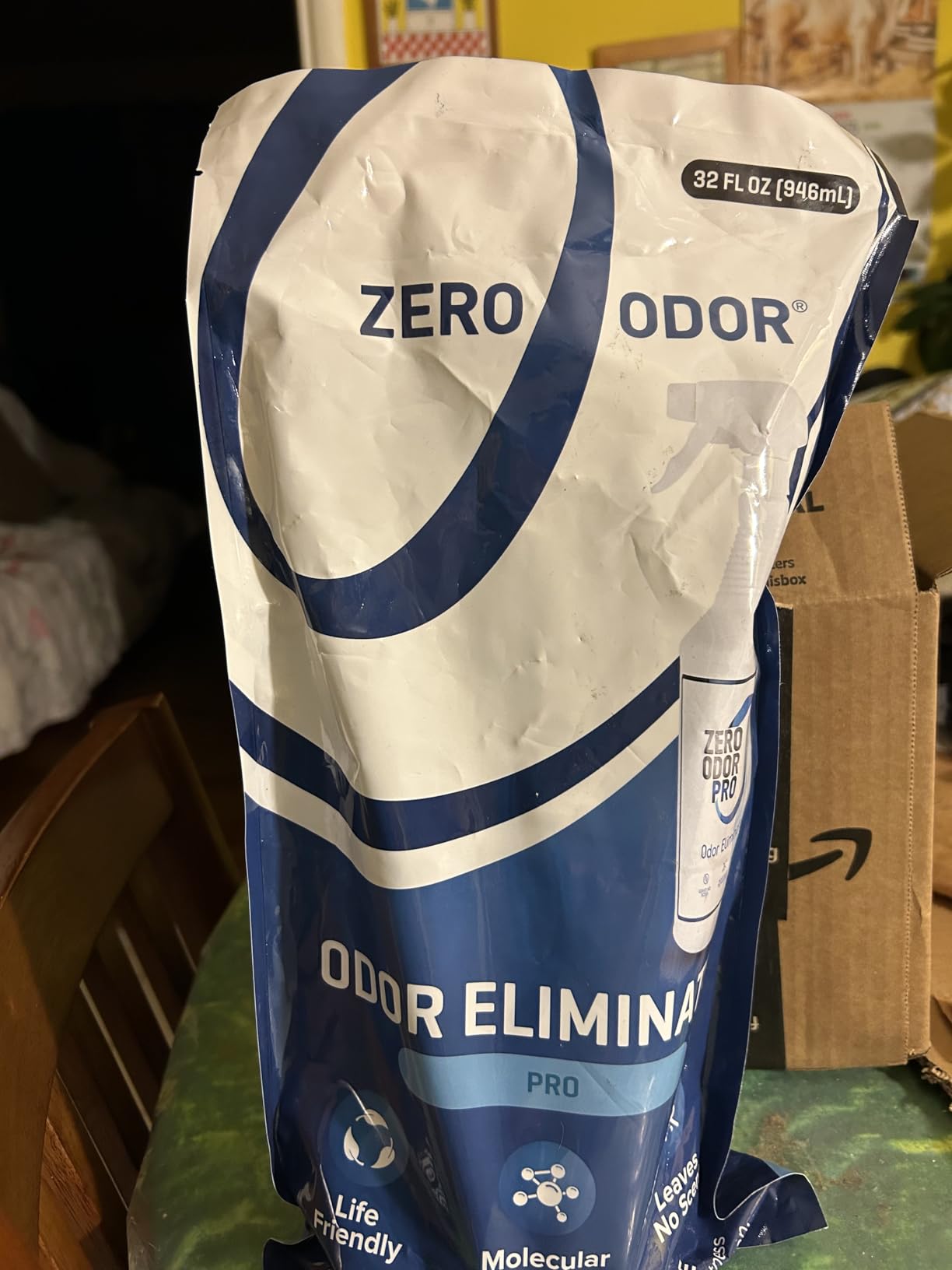 Zero Odor Pro Commercial Strength Odor Eliminator, Room Deodorizer and Air Freshener, Trigger Spray, 32 oz customer photo 1