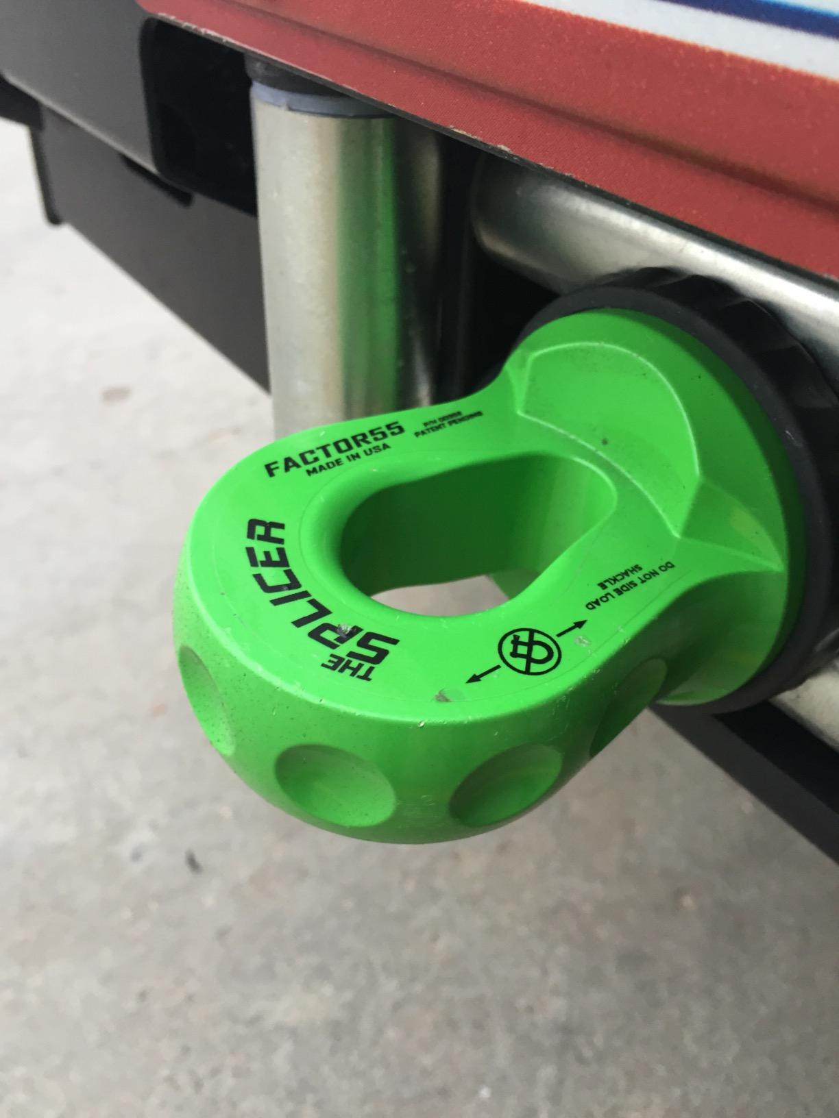 FACTOR55 The SPLICER Synthetic Rope Shackle Mount (Red) customer photo 2
