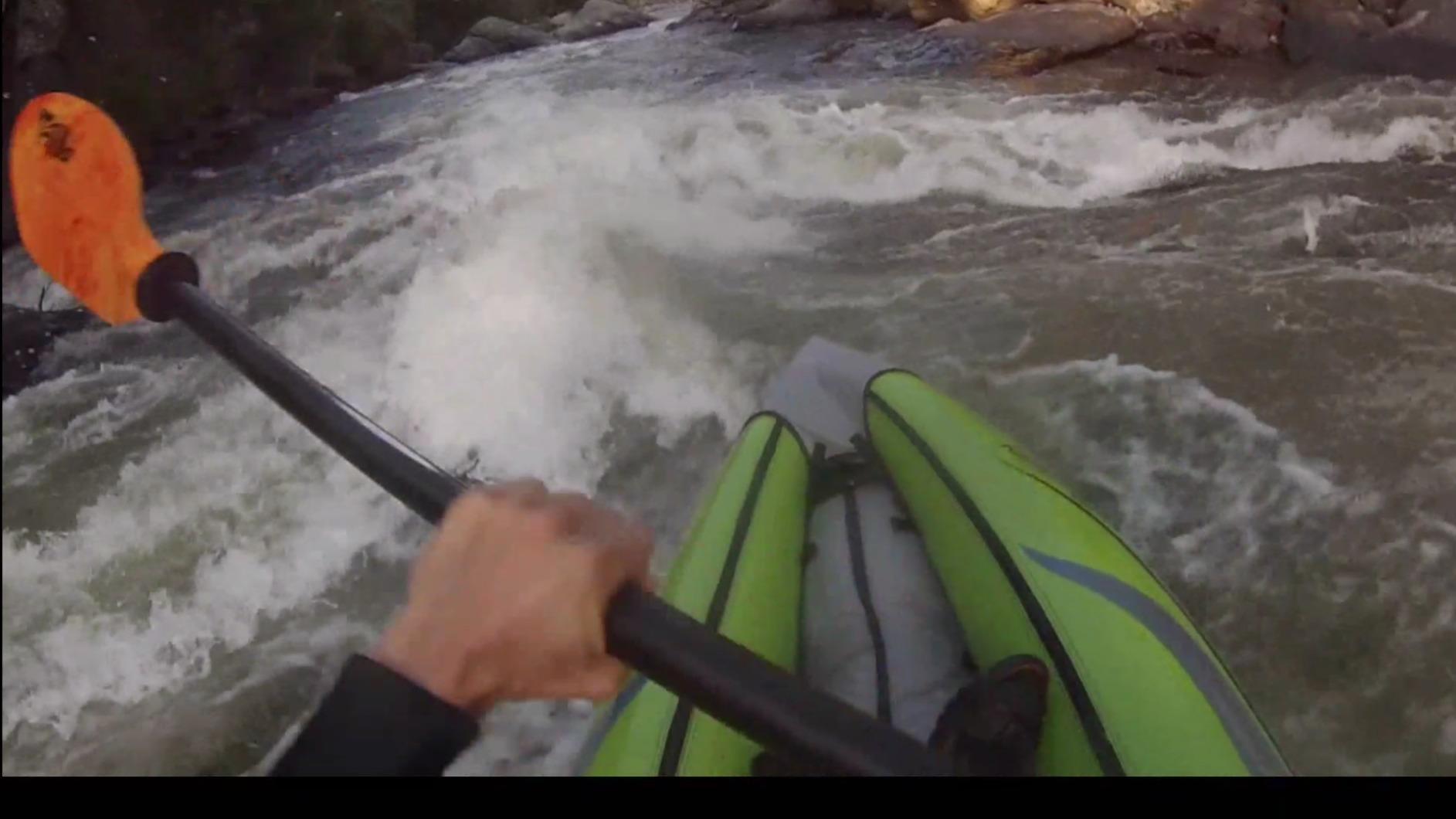 AIRE Tributary Tomcat Solo Inflatable Kayak, Red, 87120.03.101 customer photo 1