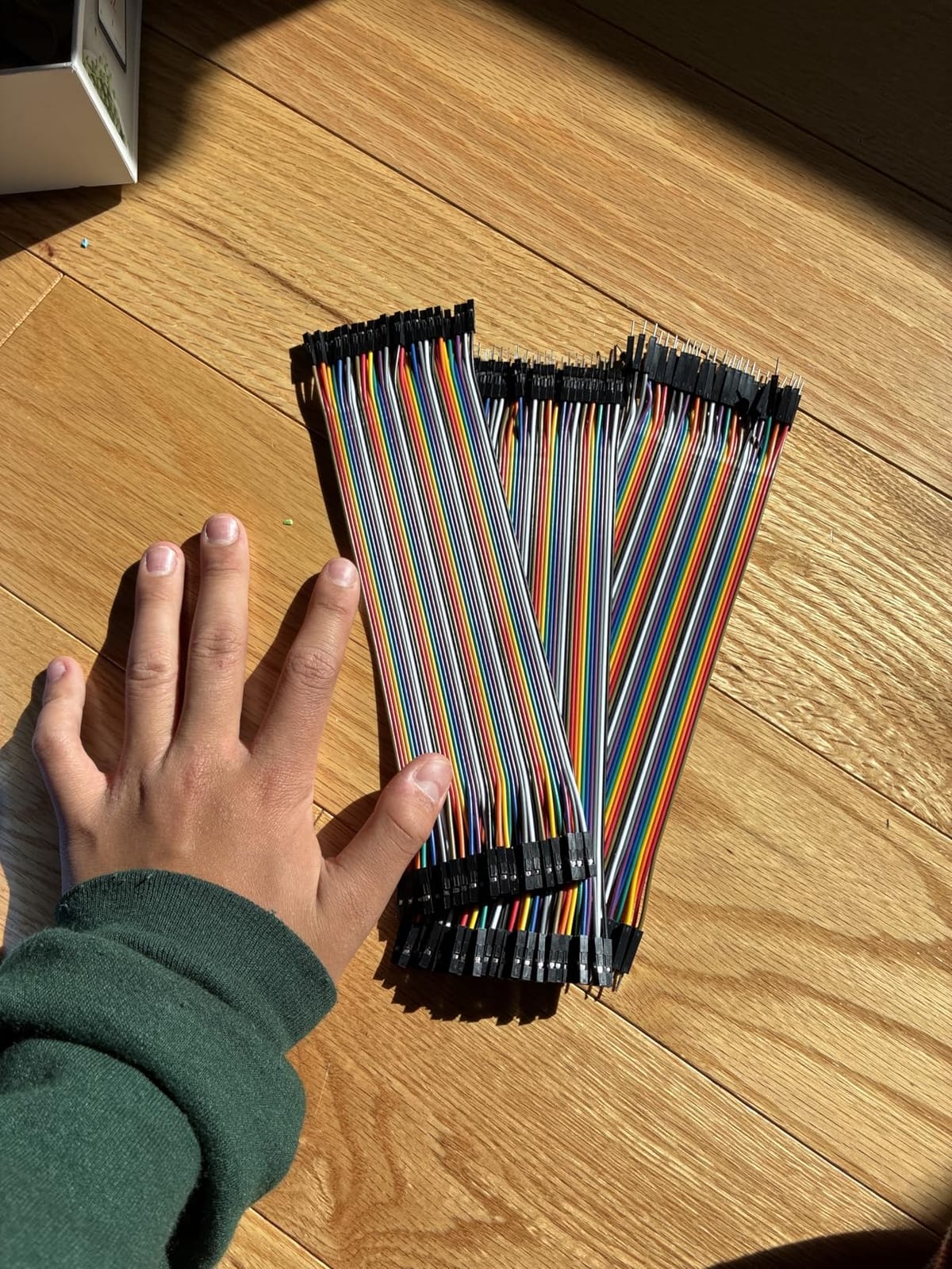 ELEGOO 120pcs Multicolored Dupont Wire M-F, M-M, F-F for Breadboard Jumper | 40pin M-F, 40pin Male to Male, 40pin Female to Female Breadboard Jumper Ribbon Cables Connectors customer photo 2