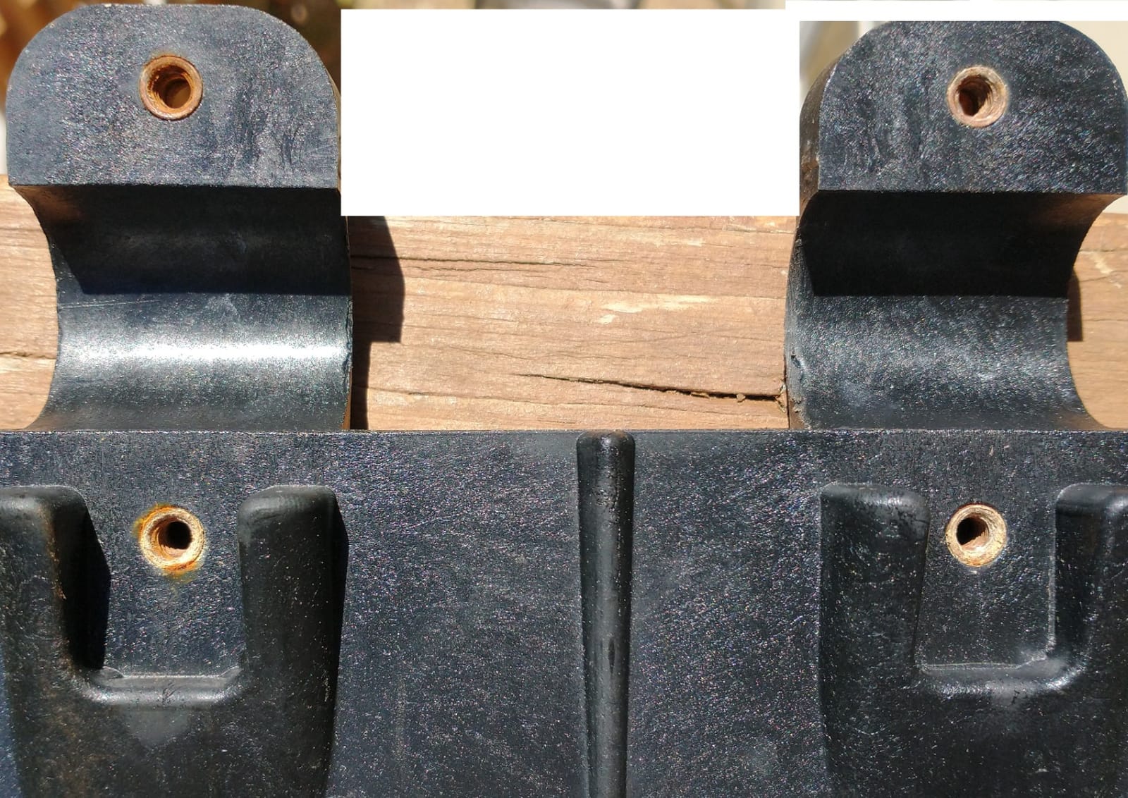 Bullnose Rudder clamp on boat rudder fits a 1.125