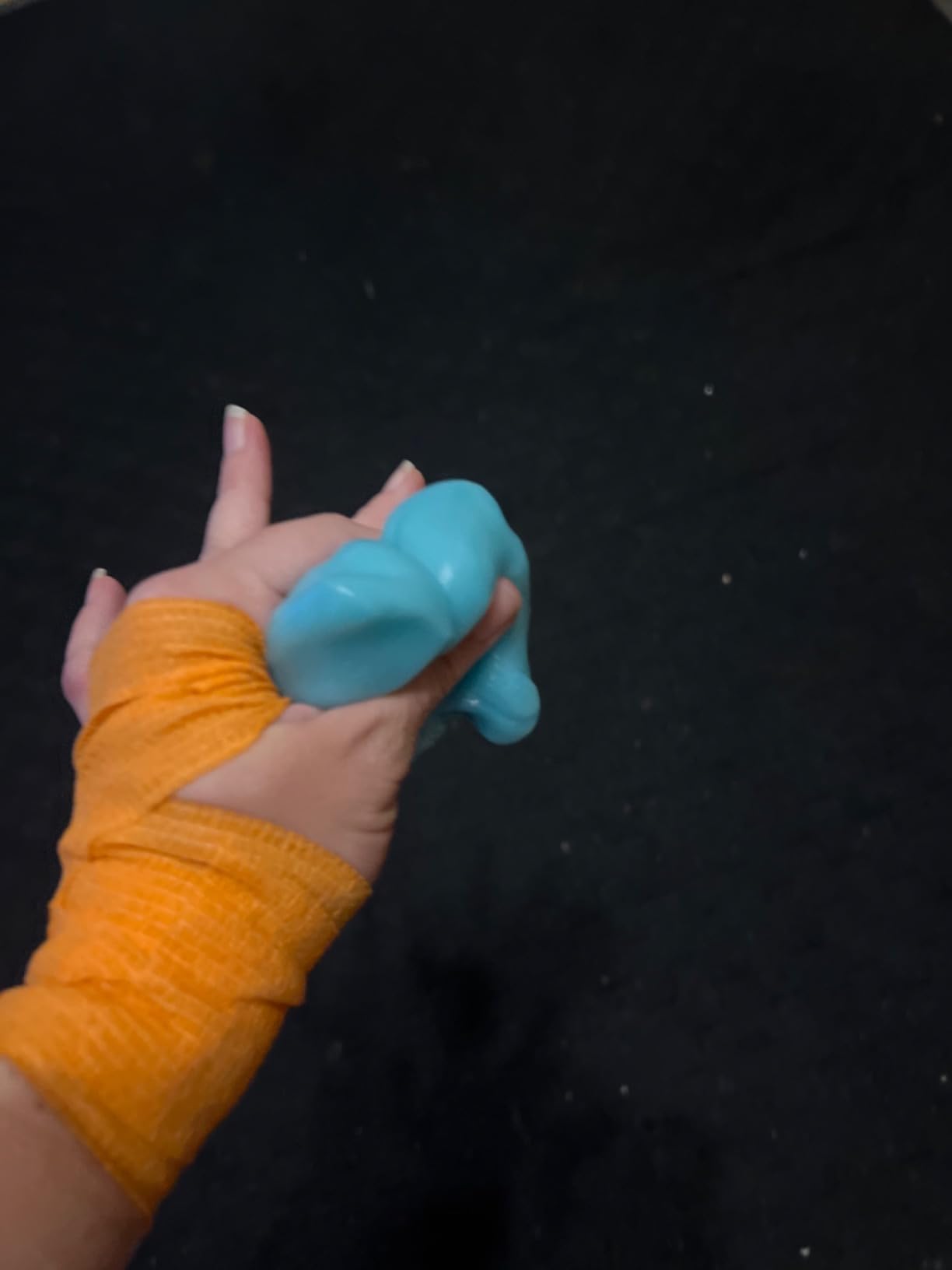 Vive Exercise Putty (4-Pack) - Therapeutic, Occupational and Therapy Tool | Thinking and Stress - Finger, Hand Grip Strength Exercises - Extra Soft, Soft, Medium, Firm Sensory Kit - Squeezable Ball customer photo 1