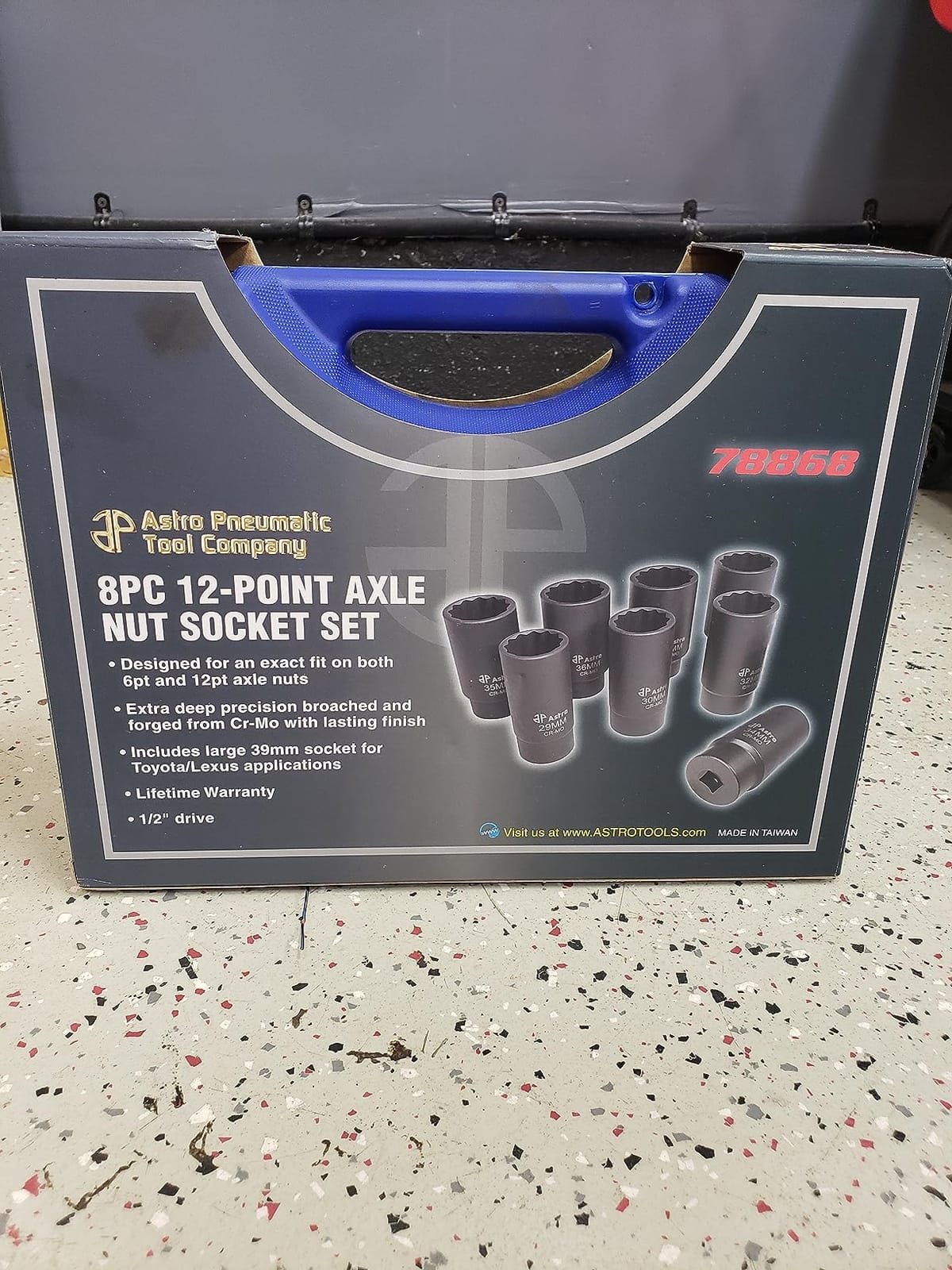 Astro Pneumatic Tool 78868 12-Point Axle Nut Socket Set (8 Piece) customer photo 1