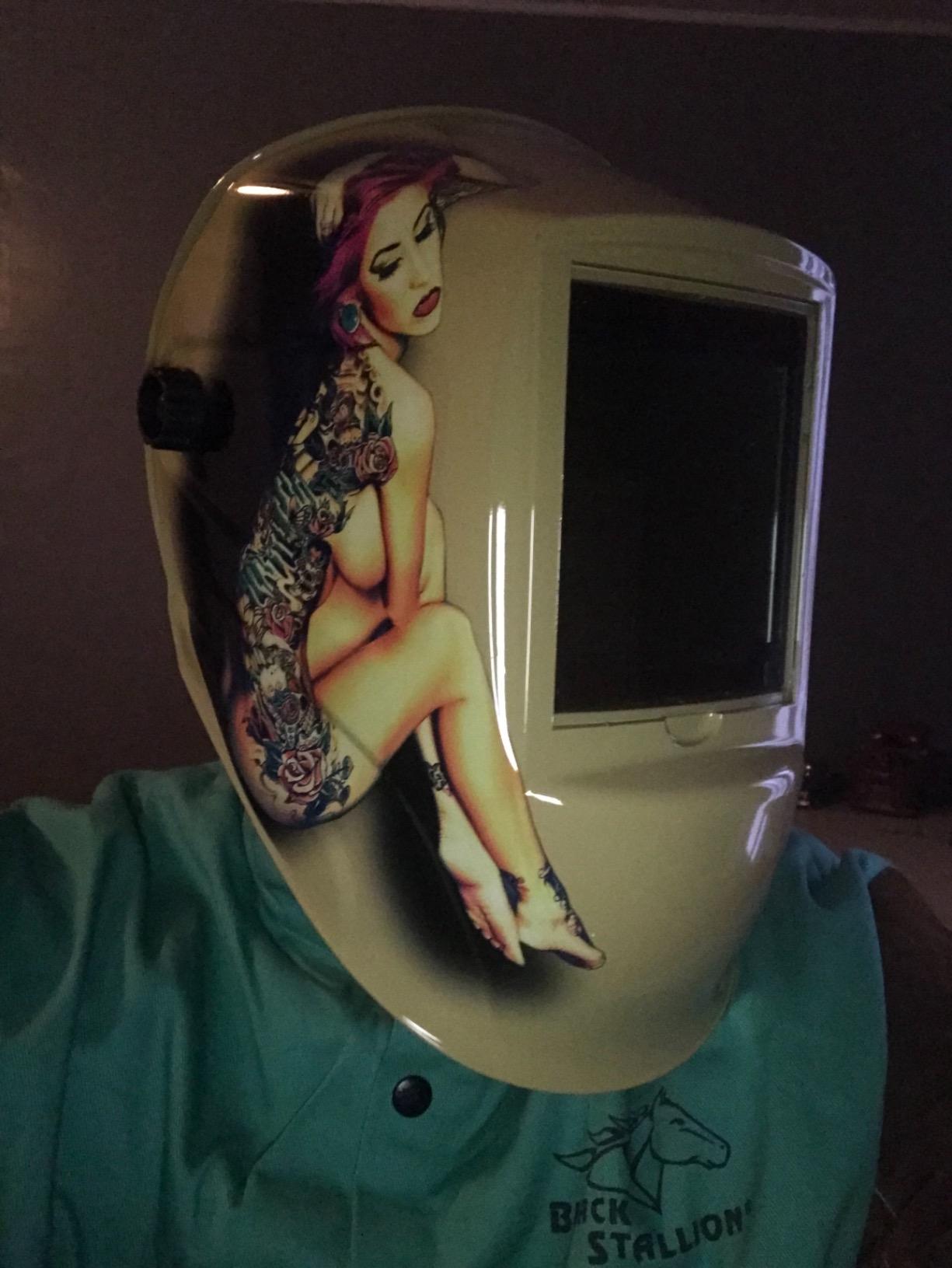 TGR Extra Large View True Color Auto Darkening Welding Helmet - 4