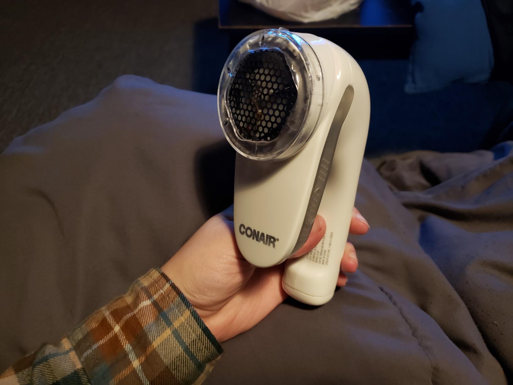 Conair Fabric Shaver & Lint Remover for Every Fabric, Rechargeable, 2