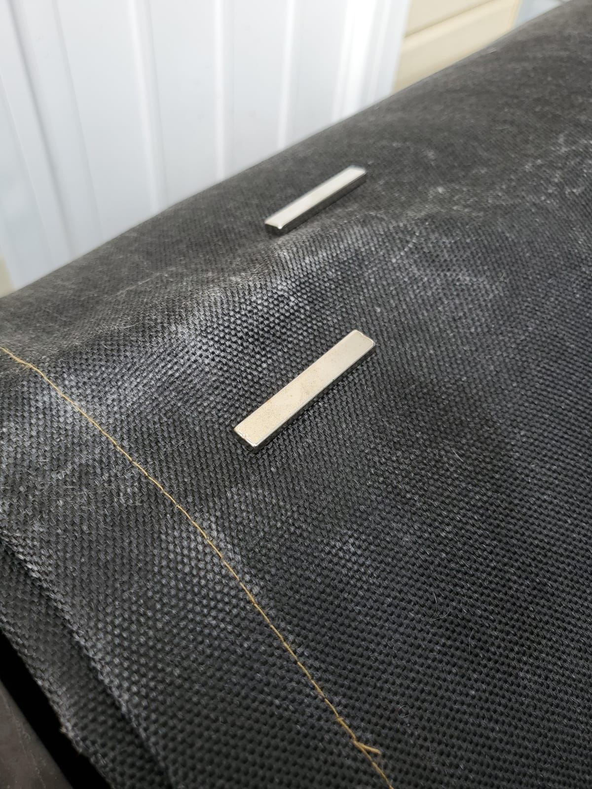 Waylander SVALINN Heavy-Duty Fireproof Welding Blanket - Flame Retardant Vermiculite-Treated Fiberglass with Kevlar and Grommets, 6' x 6' customer photo 1