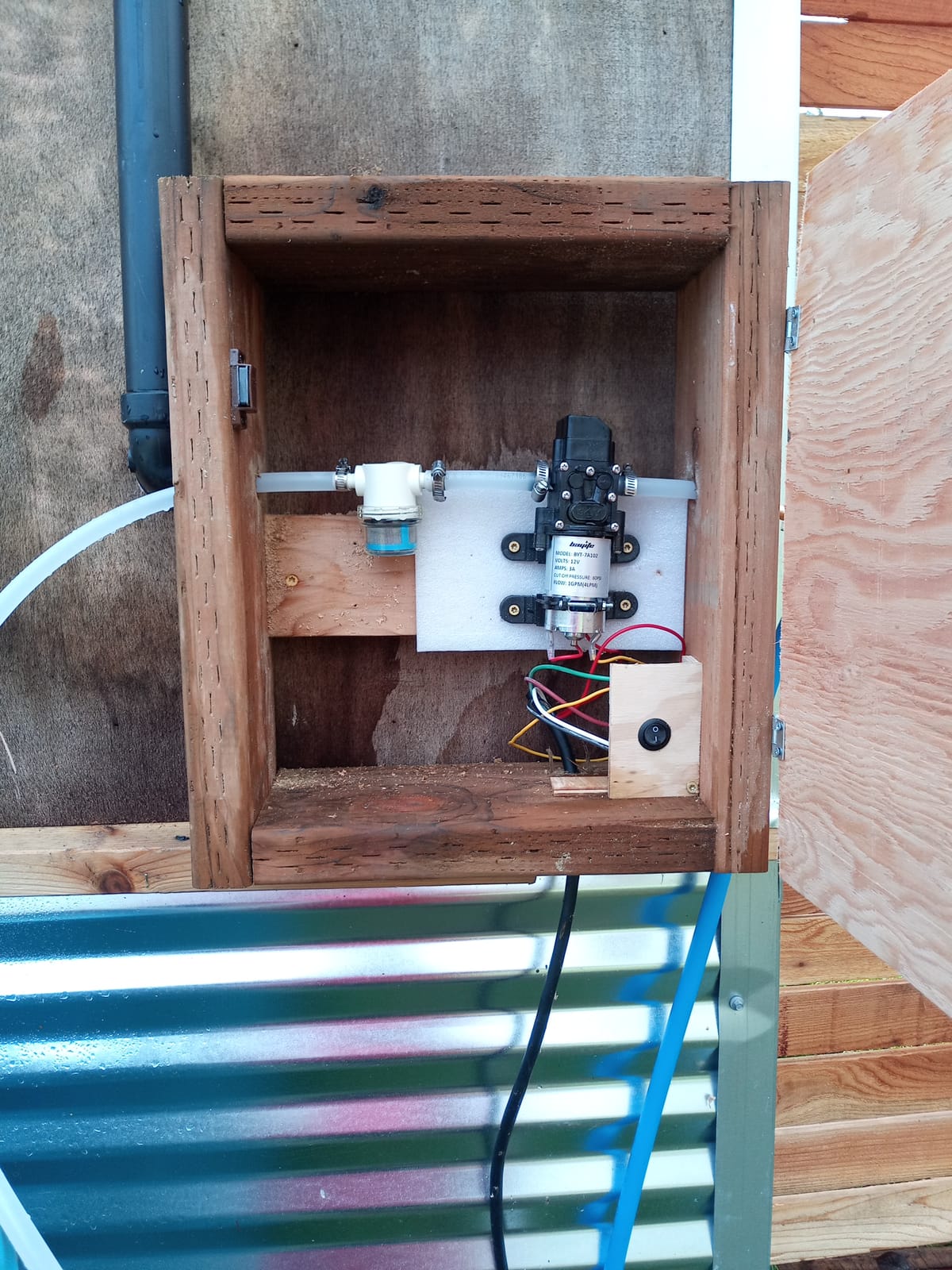 12V DC Fresh Water Diaphragm Pump, 4 L/Min 1.0 GPM 80 PSI customer photo 2