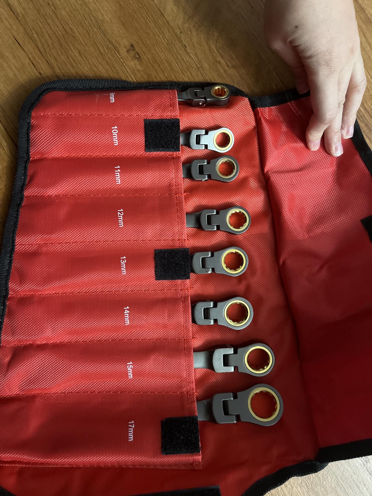 WORKPRO 8-piece Ratcheting Combination Wrench Set, SAE & Nickel Plating customer photo 2