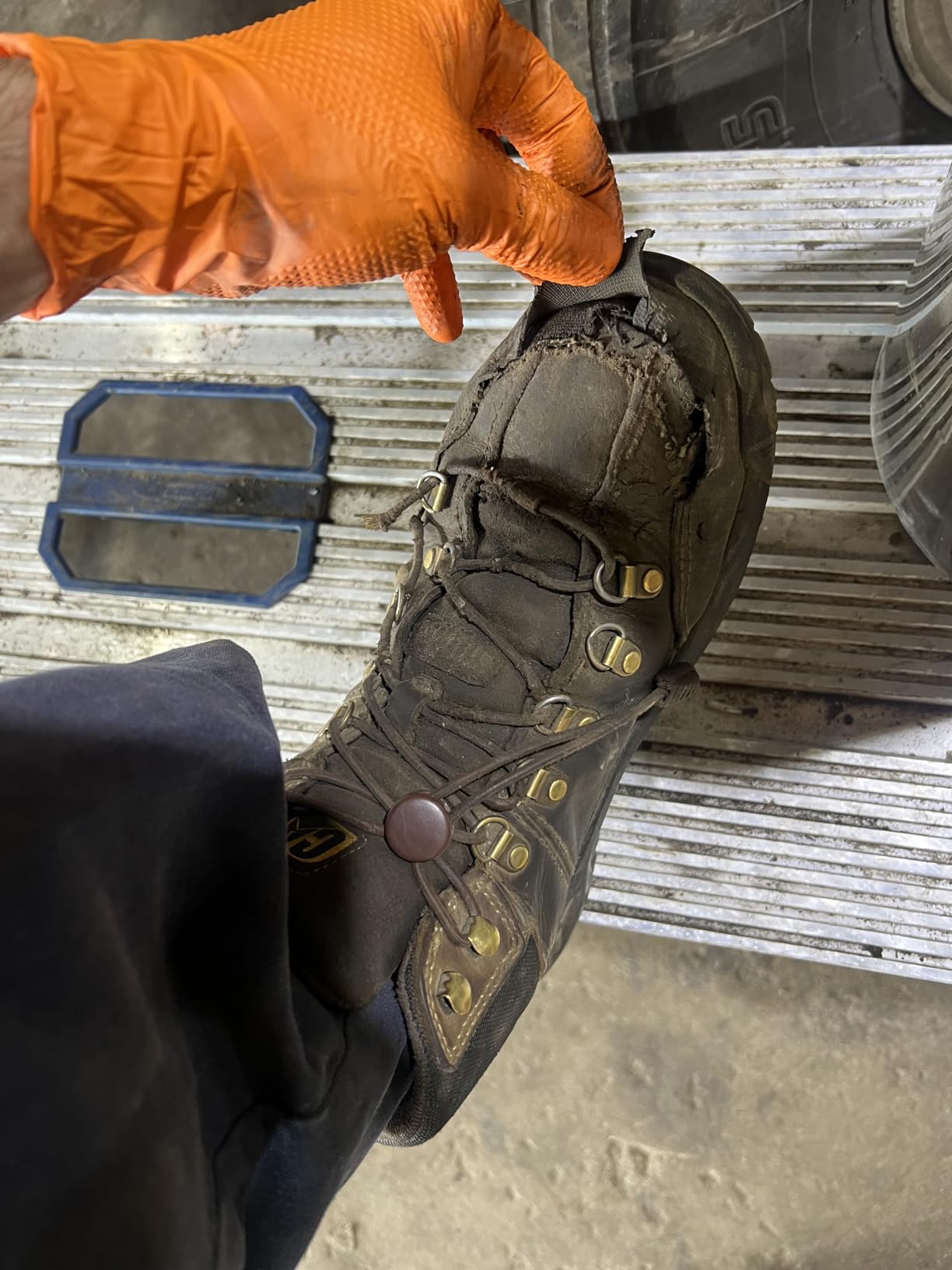 CAT Men's Threshold Waterproof Steel Toe Work Boot customer photo 1