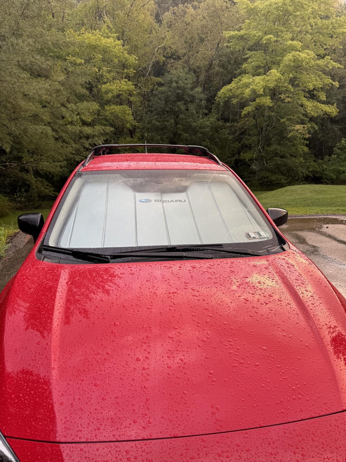 Subaru 2018-2023 Crosstrek Roof Rack Cross Bar Set Aero E361SFL400 customer photo 2