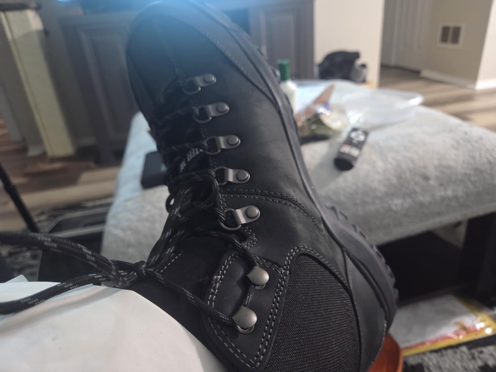 Caterpillar Men's Threshold Waterproof Steel Toe Work Boot customer photo 2