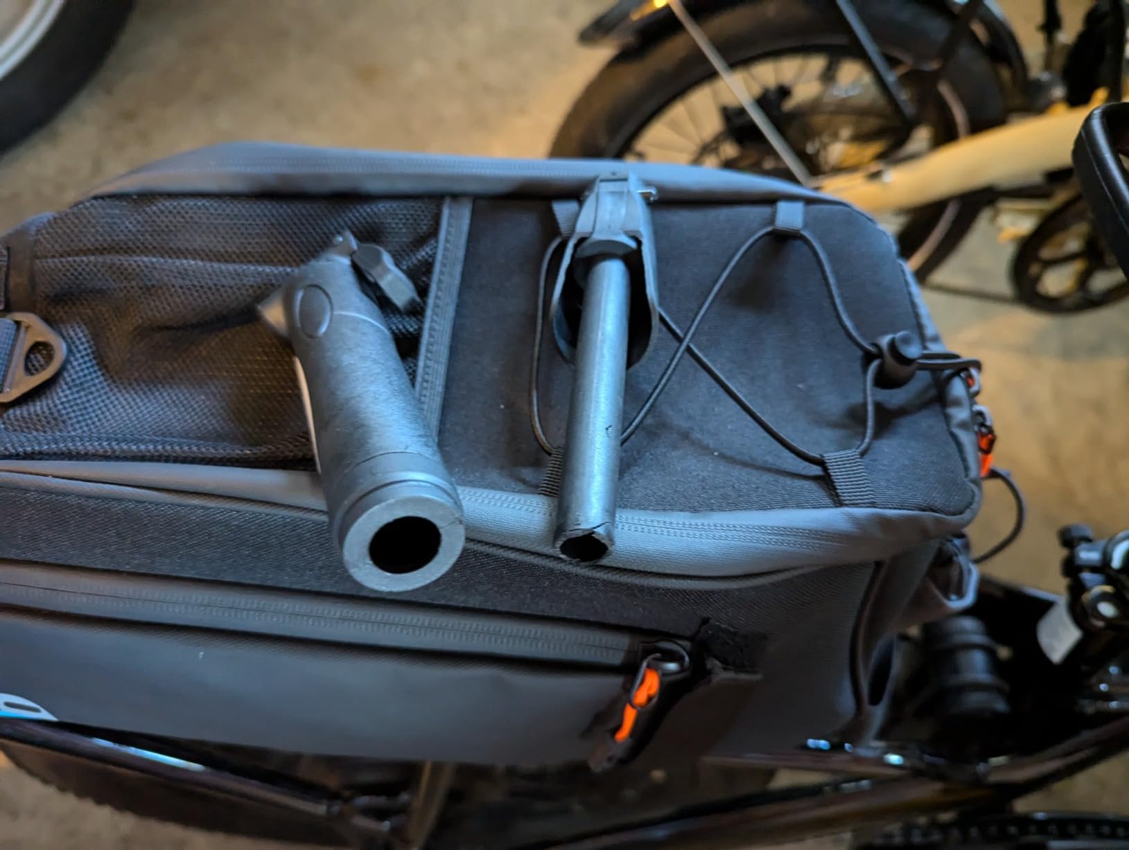 Bike Repair Bag with Tire Pump and Portable Bicycle Kit for Camping Travel customer photo 1