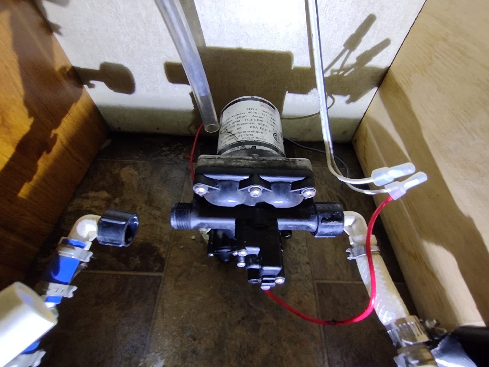Lippert Components Flow Max 12V RV Water Pump, 3.0 GPM, 50 PSI, 9.5 Max Amp, Self-Priming, Screen Filter Included - 689052 customer photo 2