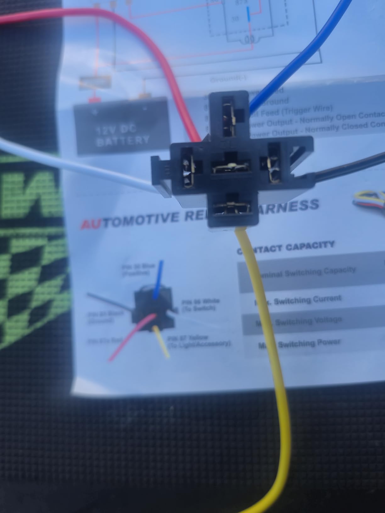 Nilight 50003R Automotive Set 5-Pin 30/40A 12V SPDT with Interlocking Relay Socket and Wiring Harness-5 Pack, 2 Years Warranty customer photo 1