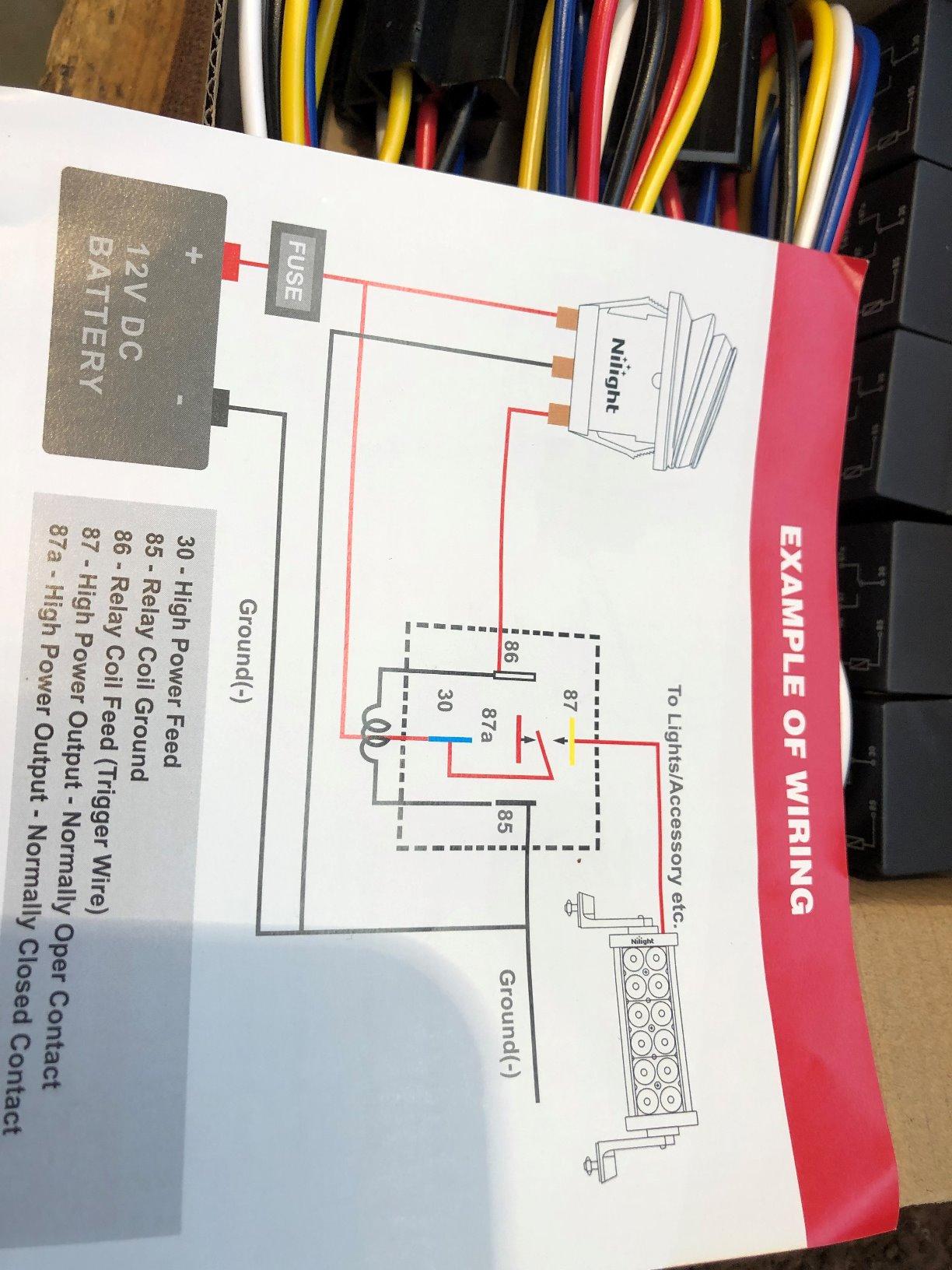 Nilight 50003R Automotive Set 5-Pin 30/40A 12V SPDT with Interlocking Relay Socket and Wiring Harness-5 Pack, 2 Years Warranty customer photo 2