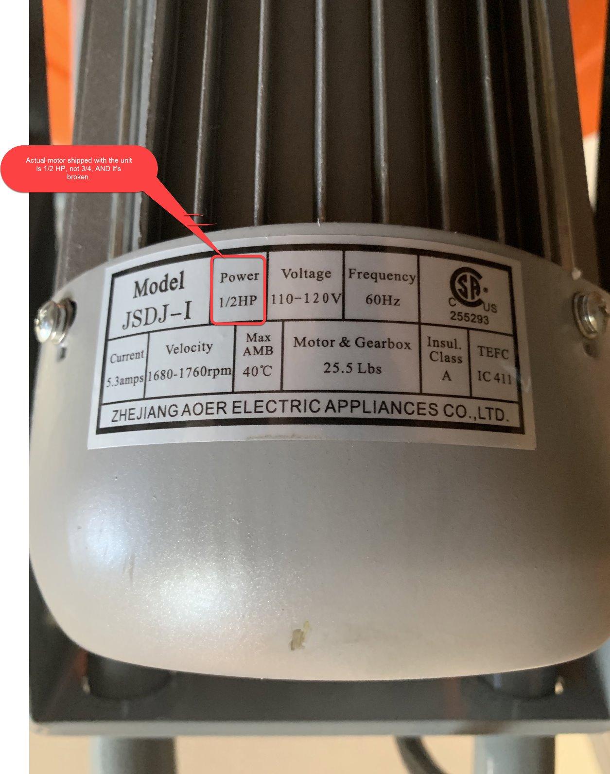 YARDMAX YM0146 5.0 cu. ft. Concrete Mixer 3/4 HP customer photo 2