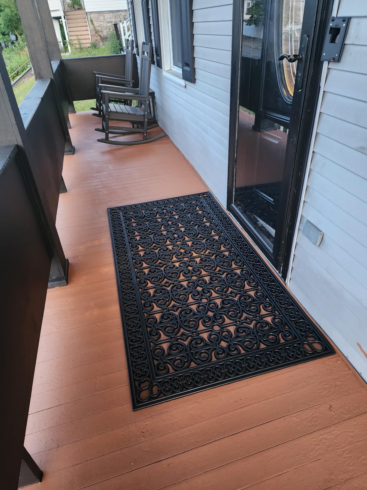 A1 Home Collections 9-LB Heavy Duty Rubber Doormat 24