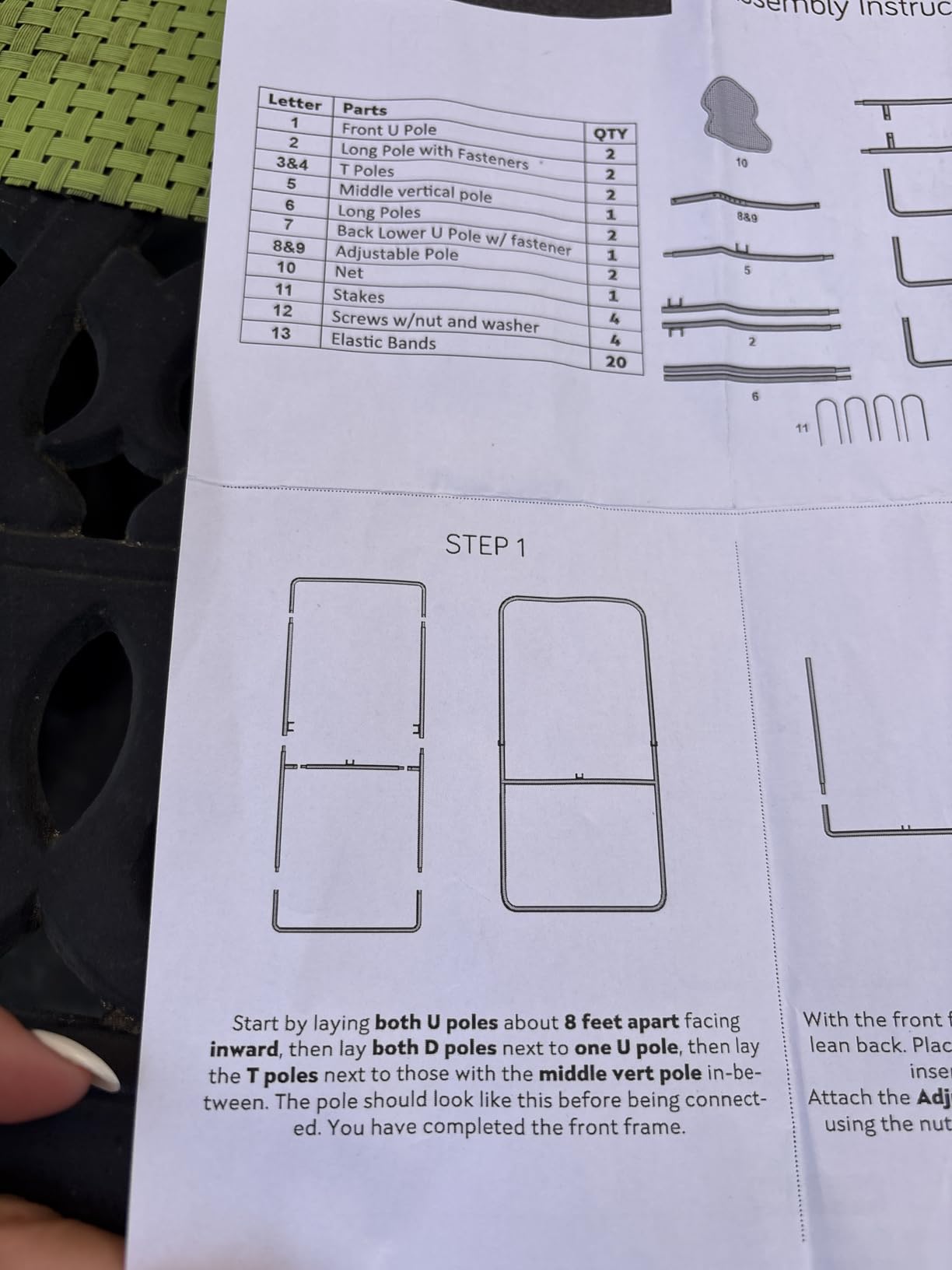 4' Lacrosse Bounce Back Rebounder Pitch Back Ball Return Training Screen by Trademark Innovations customer photo 1