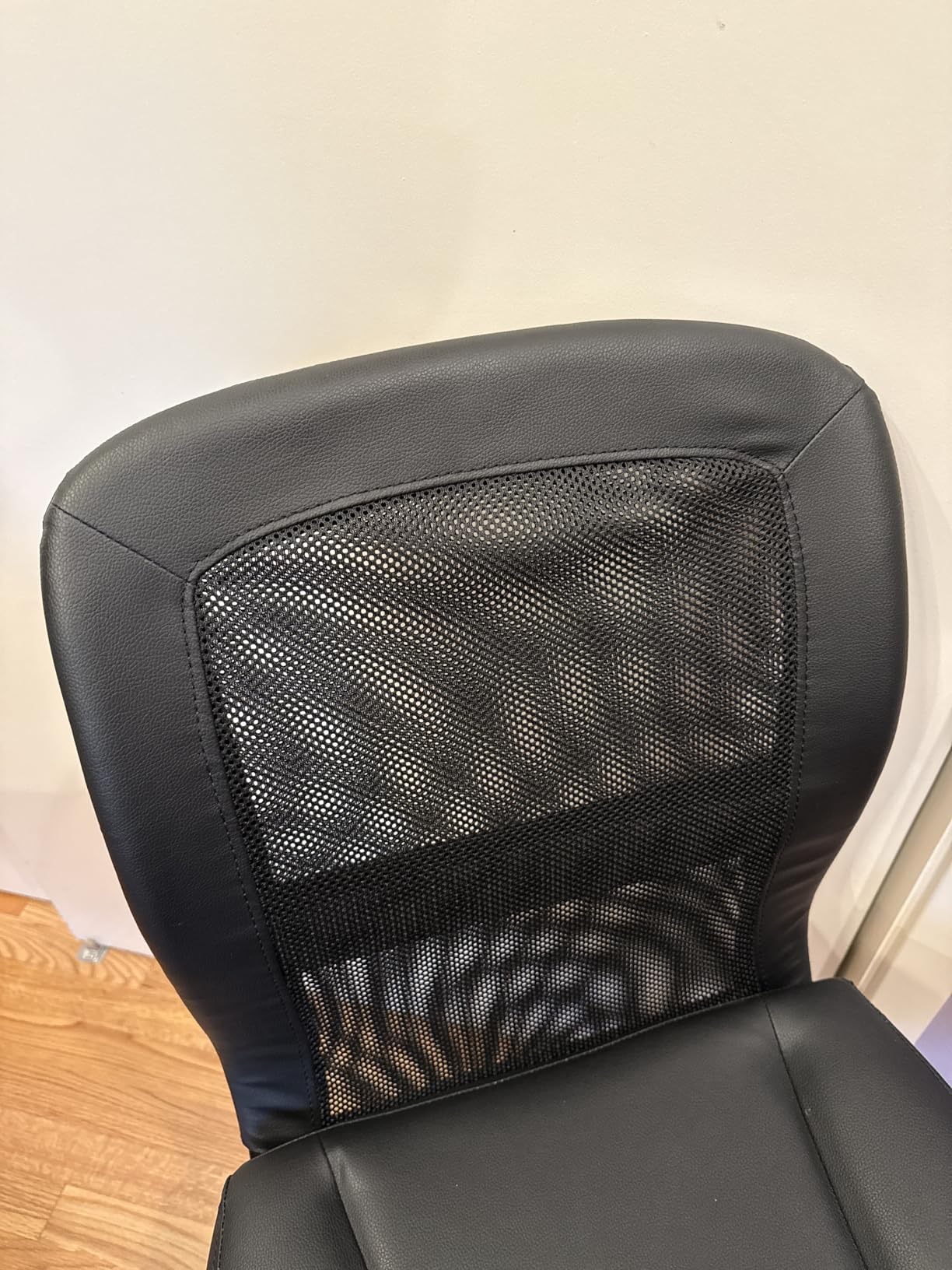 Serta Armless Small Home Desk Chair with Wheels, Ergonomic Mesh Back Chair customer photo 1