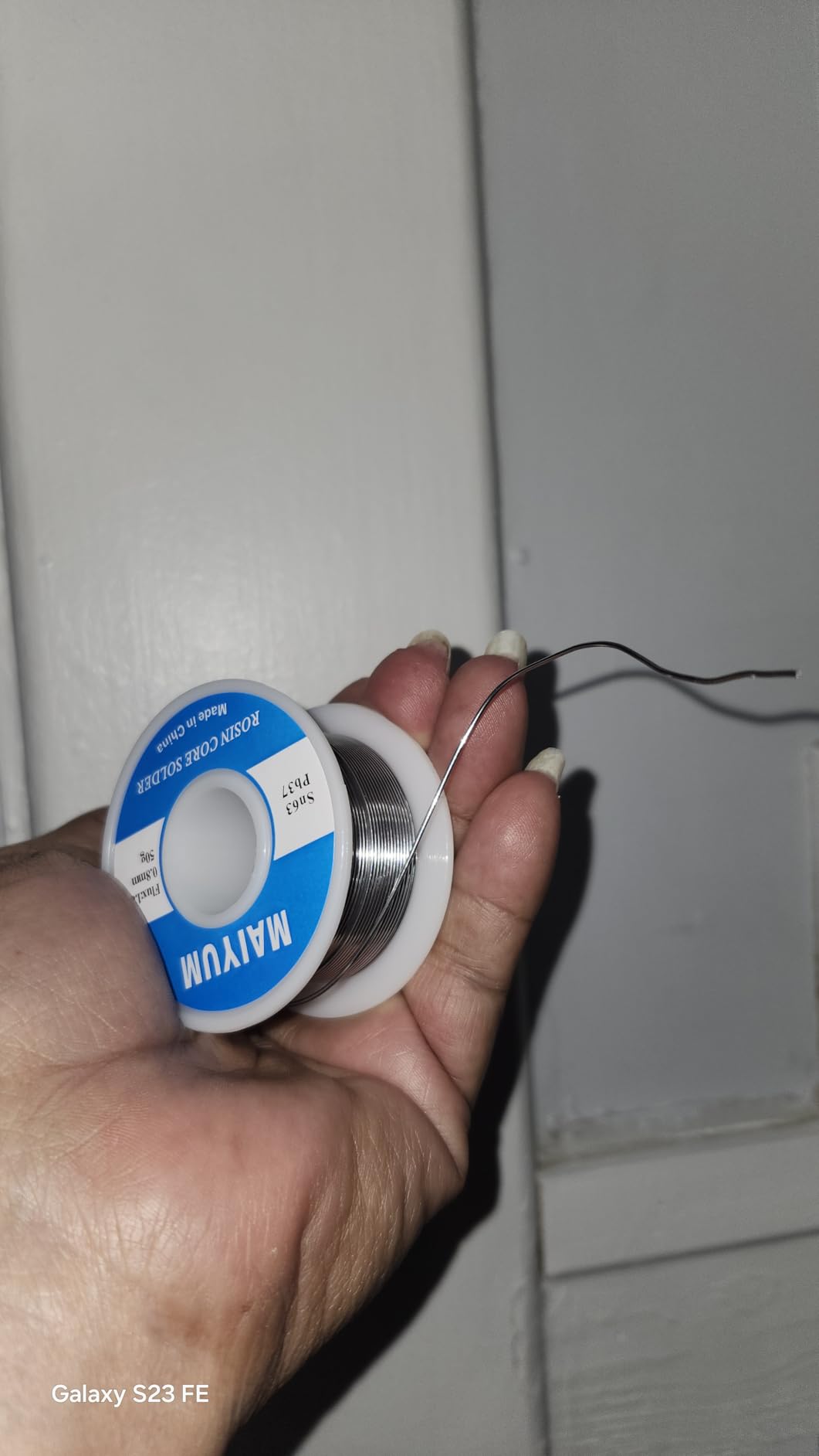 MAIYUM 63-37 Rosin Core Solder Wire 0.8mm 50g Tin Lead Electrical Soldering customer photo 2
