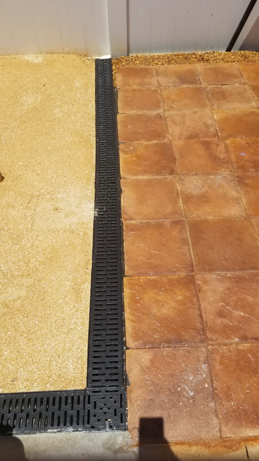 URA WATER - Model UA-100 - Drainage Trench Set - Channel Drain with Grate - Black Plastic - 3 x 39 - (117