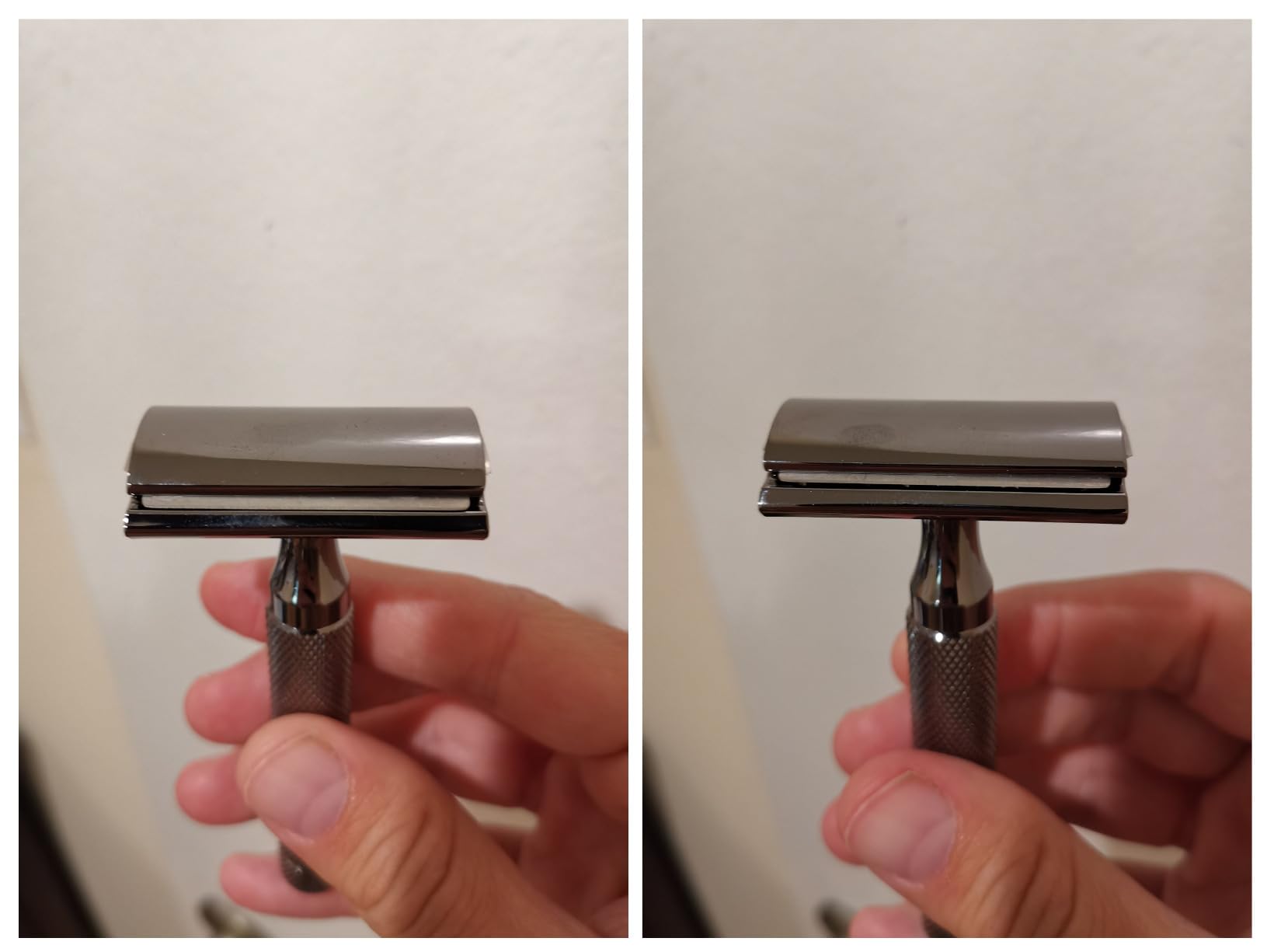 ROCKWELL RAZORS 6C White Chrome Safety Razor for Sensitive Skin. Reduces Razor Burn and Irritation. Comes with 6 Adjustable Shave Settings and 5 Recyclable Blades. Reusable Razor for Men and Women customer photo 1