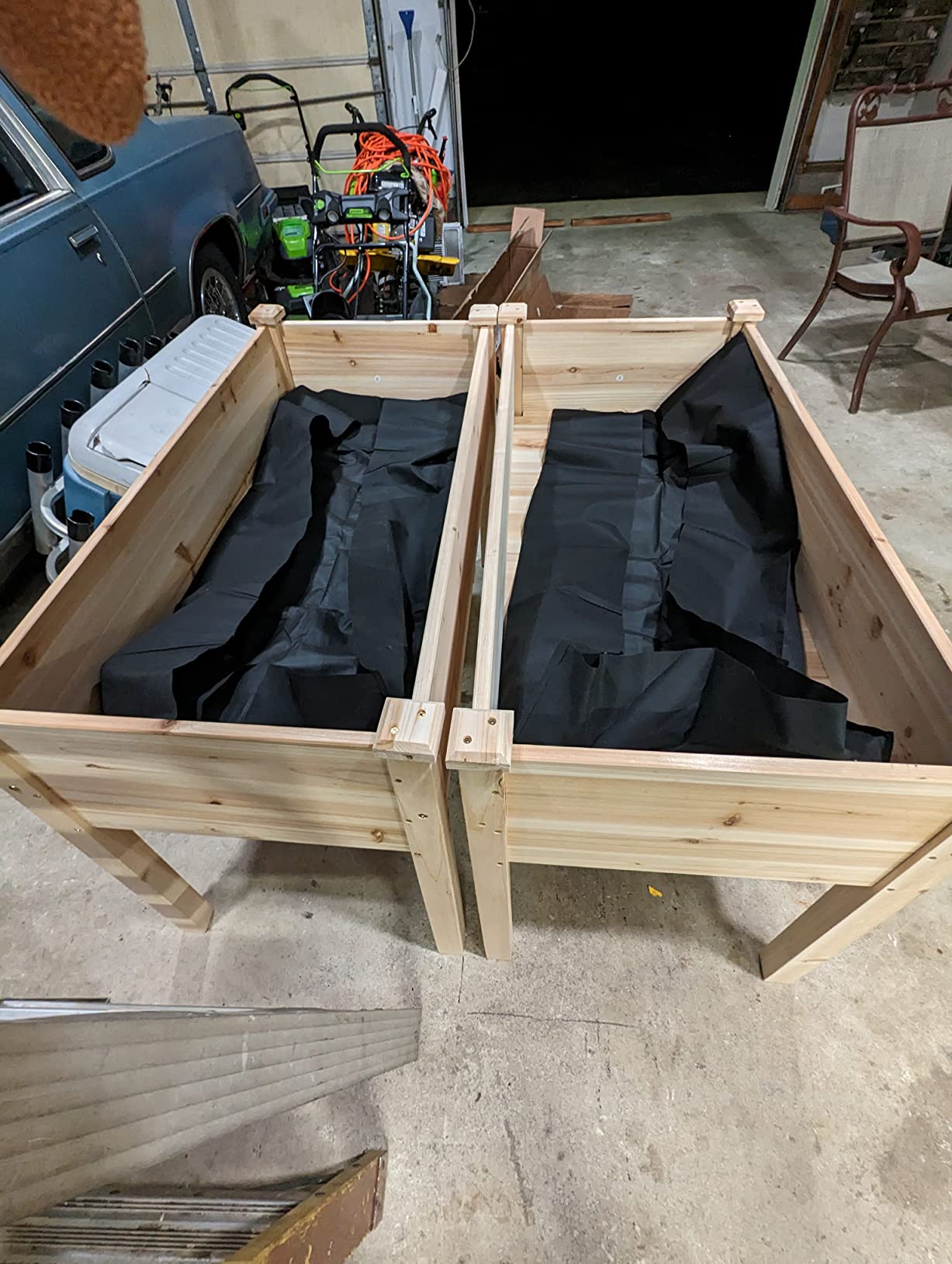 Yaheetech Raised Garden Bed 1Pcs Elevated Wood Planter Box Outdoor, Wood customer photo 2