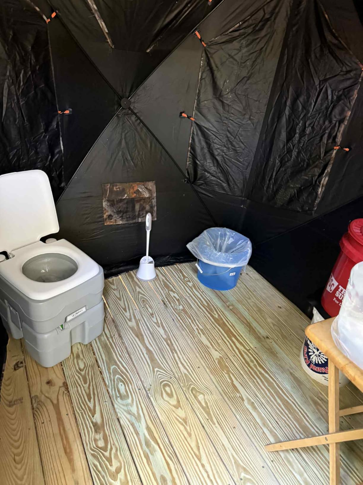VINGLI Portable 5.3 Gallon Camping Toilet w/Carrying Bag,Large Capacity Tank for Camping,Boat/Truck customer photo 2
