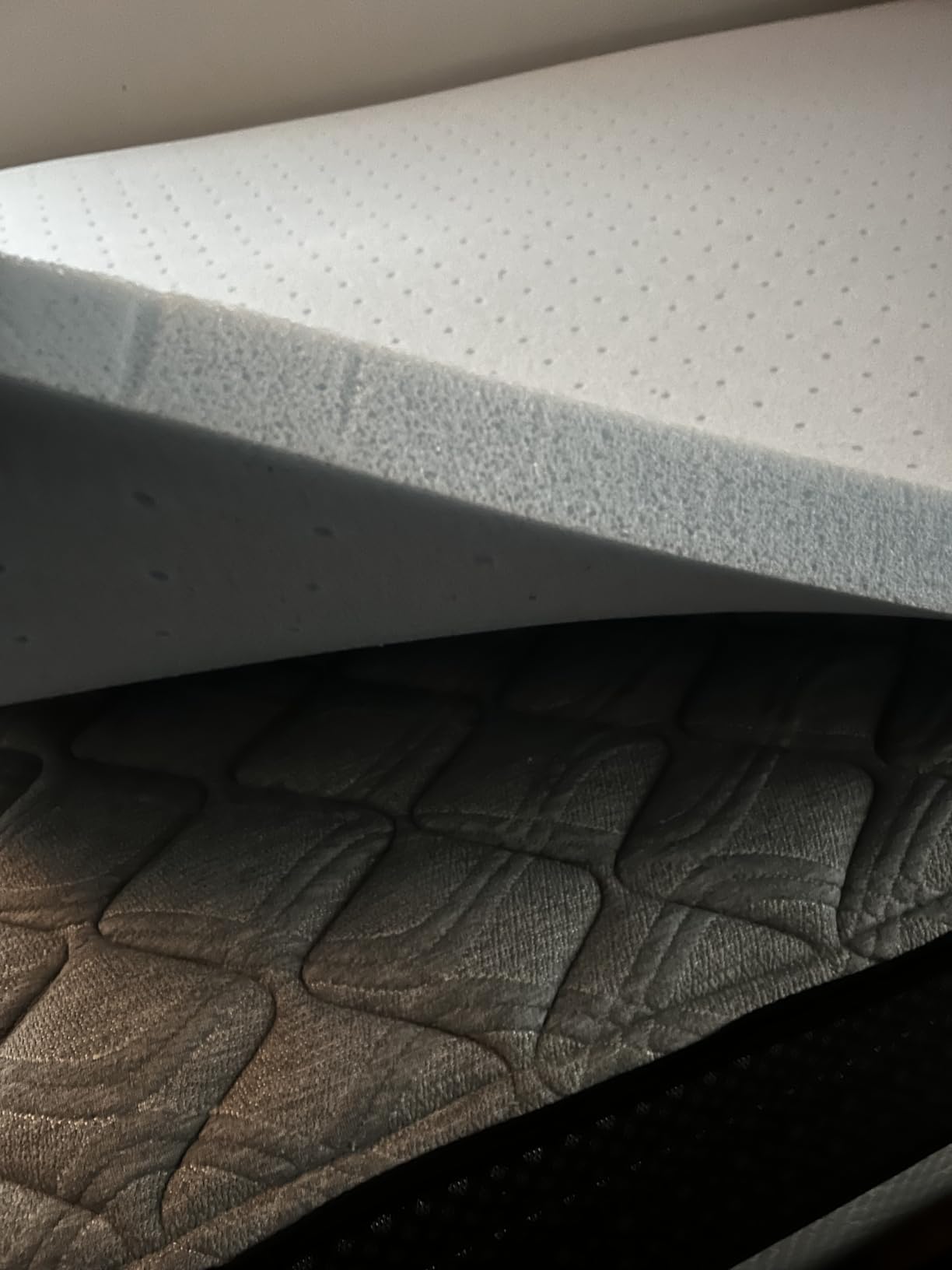 Best Price Mattress 4 Inch Ventilated Memory Foam Mattress Topper, Cooling Gel Infusion, CertiPUR-US Certified, Dorm Essentials, Short Queen customer photo 2