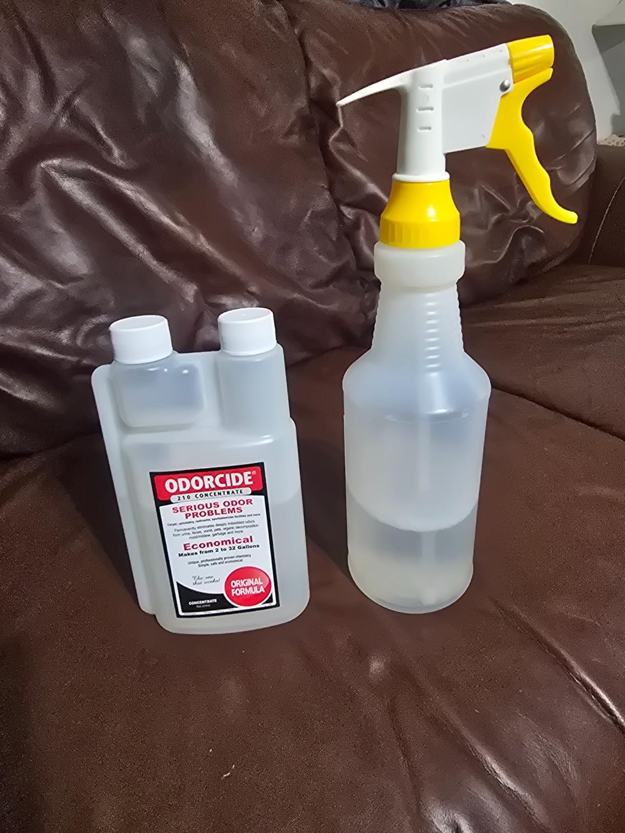 Odorcide Odor Eliminator Concentrate: Odor Eliminator for Strong Odor on Carpets, Hardwood & More - Smoke, Sweat & Pet Odor Eliminator for Home w/Non-Enzymatic Formula - Fresh Scent - 16 oz customer photo 2