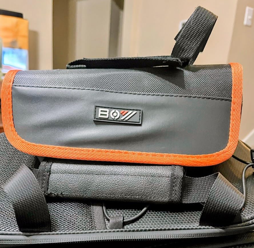 Bicycle Repair Bag With Tire Pump, Portable Tool Kit for Camping Travel - Bike Glueless Patches, Maintenance Essentials All in One Safety Kit customer photo 2