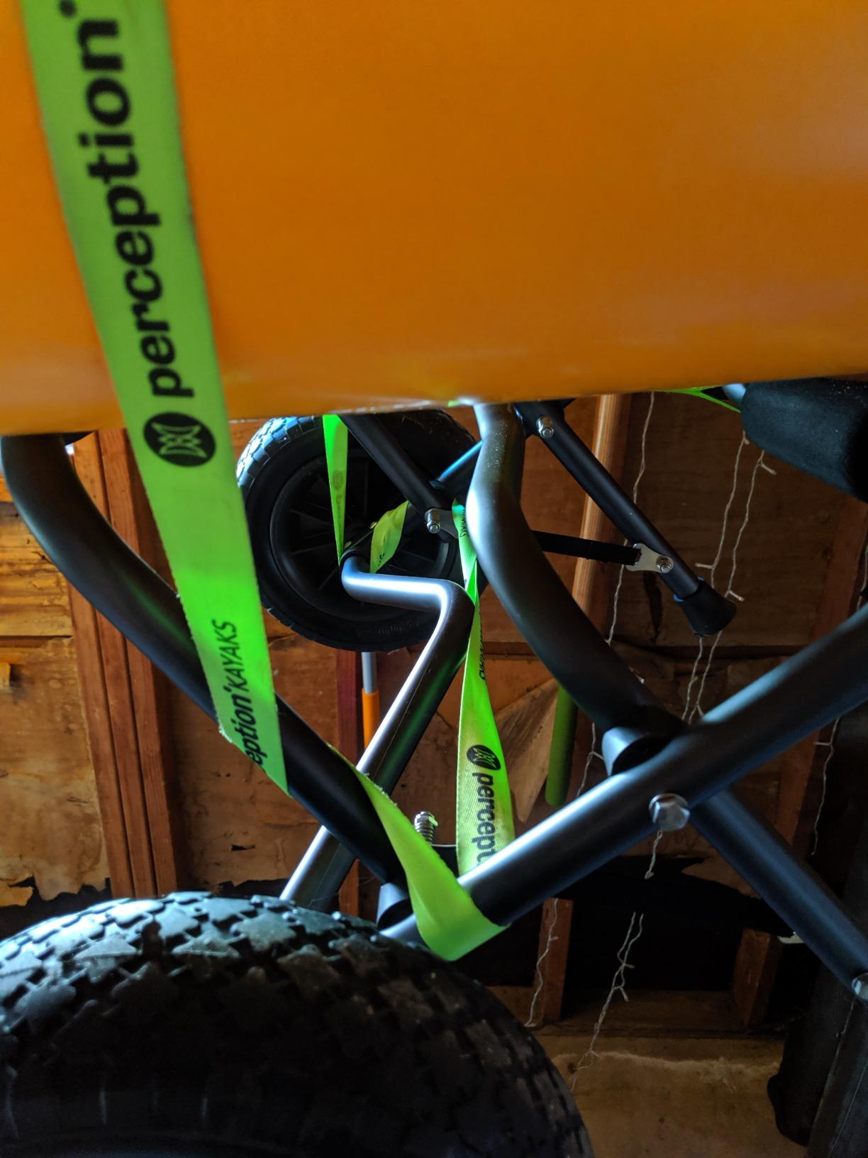 Perception Kayaks Large Kayak Cart with Foam Wheels - for use on Sand/Pavement, Black customer photo 2