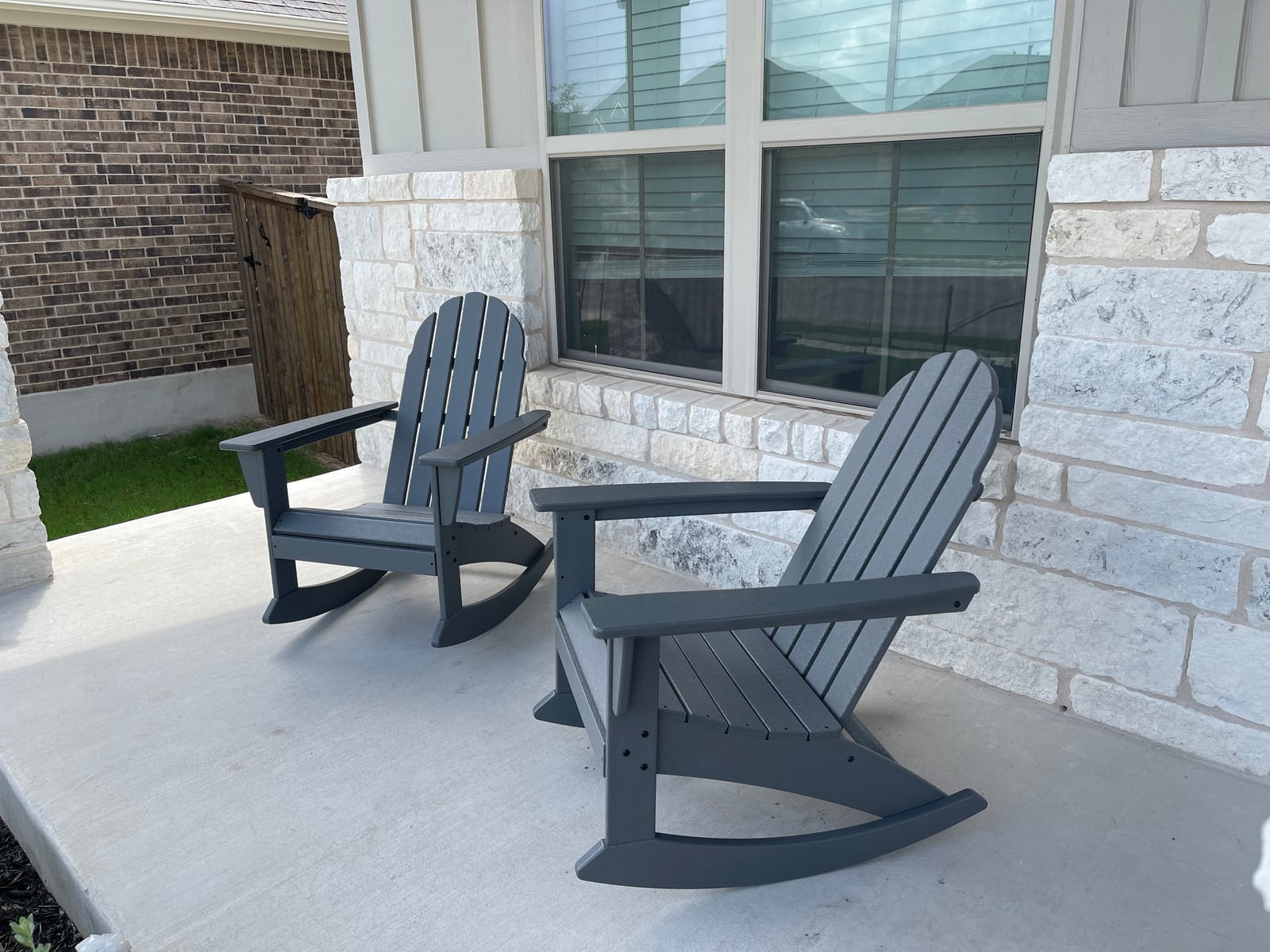 POLYWOOD® Vineyard Rocking Chair, Aruba customer photo 2