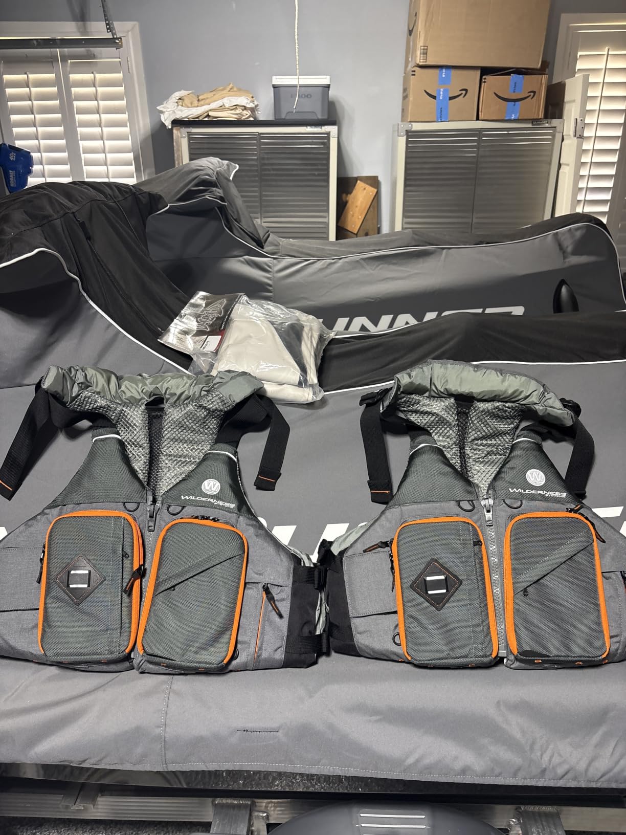 Wilderness Systems Fisher Kayaking Life Jacket - Easy Access Zippered Pockets Zippered Pockets - USCG Approved PFD - UL Type 3 Paddle Sports Life Vest customer photo 1