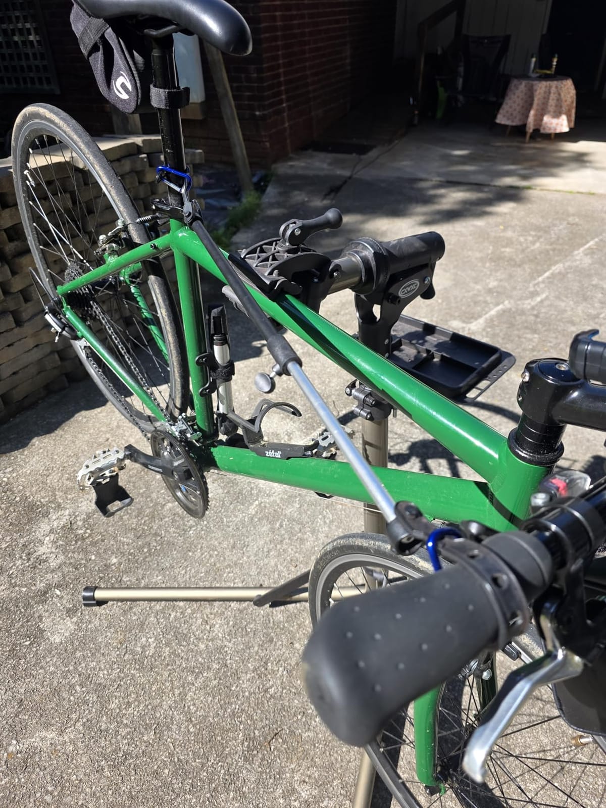 CXWXC Bike Repair Stand -Shop Home Bicycle Mechanic Maintenance Rack customer photo 2
