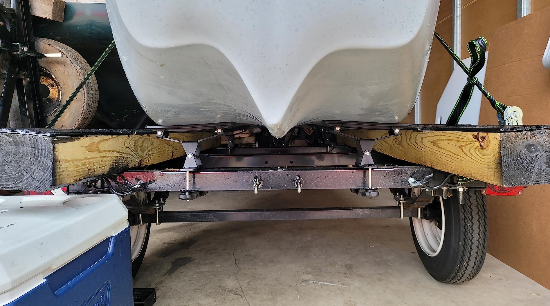 135LB Kayak Saddle, Aluminum Rustless Kayak Roof Rack with 1.5